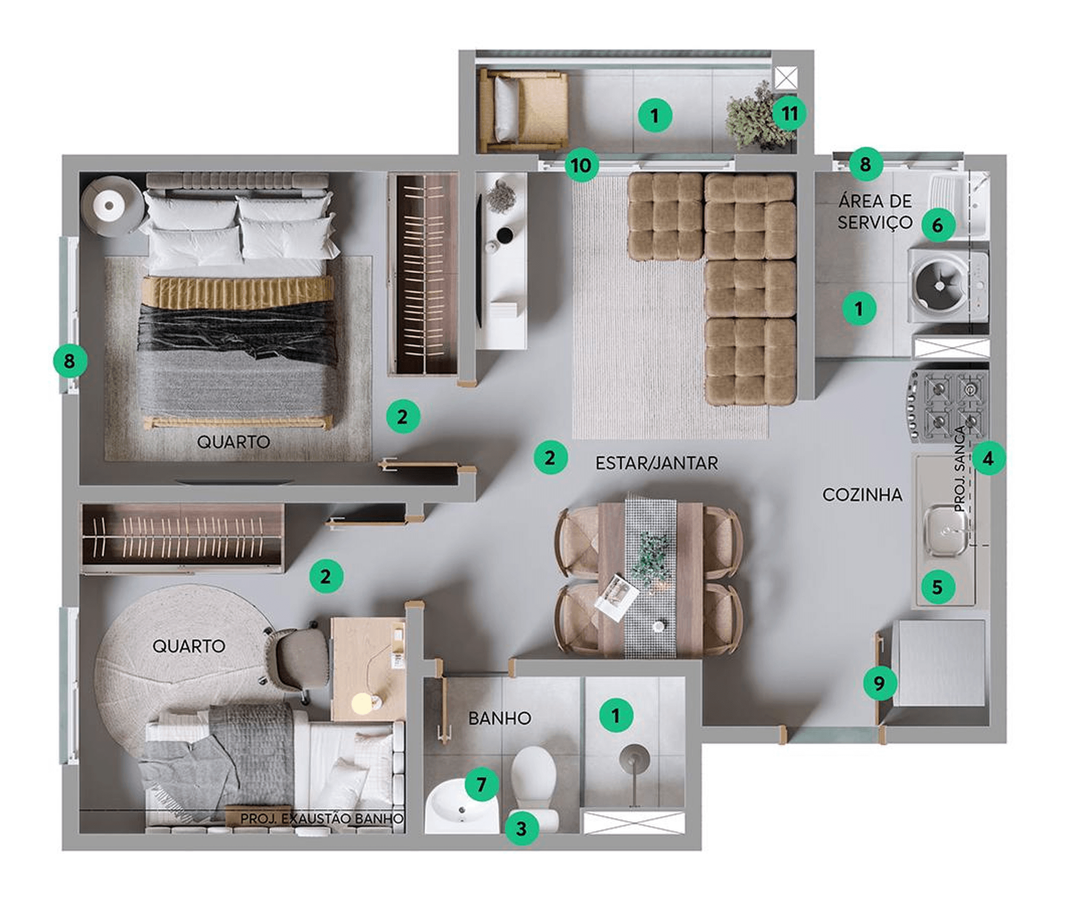 Planta 2 — San Toledo - Fase 1
