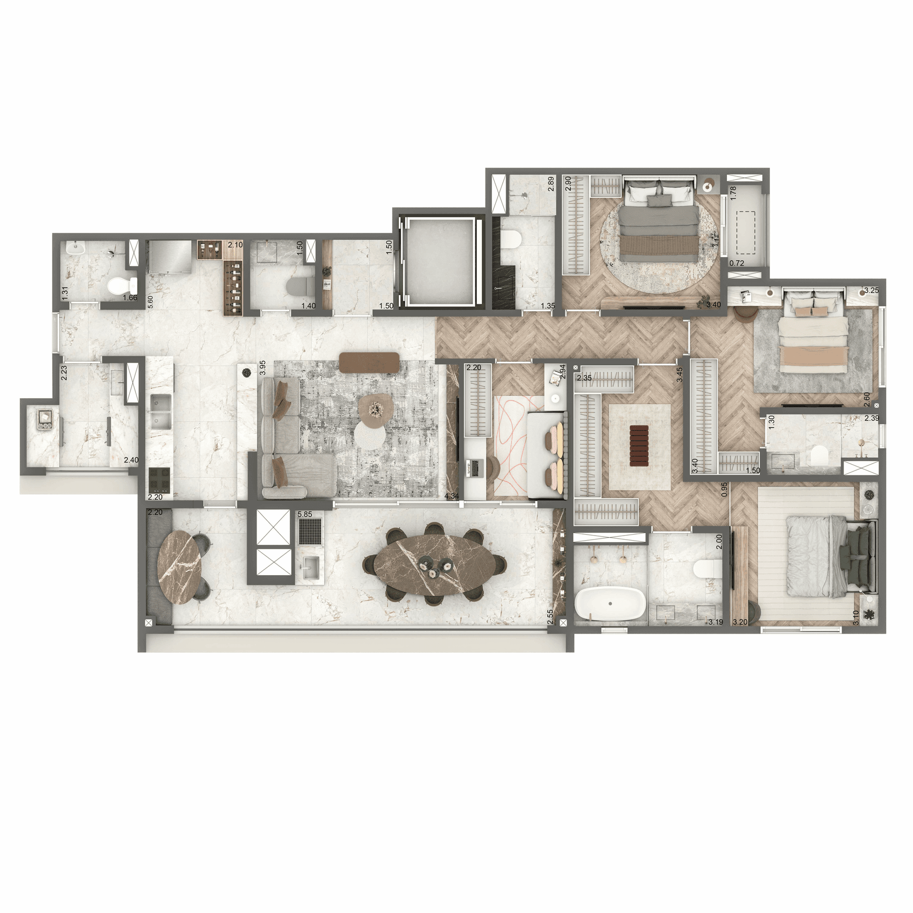 Planta 4 — Home Boutique By Living Campo Belo