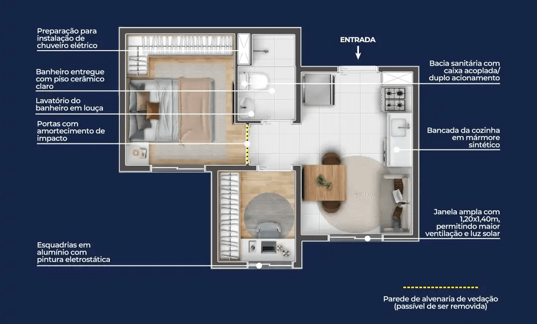 Planta 1 — Longitude Città - Fase 1