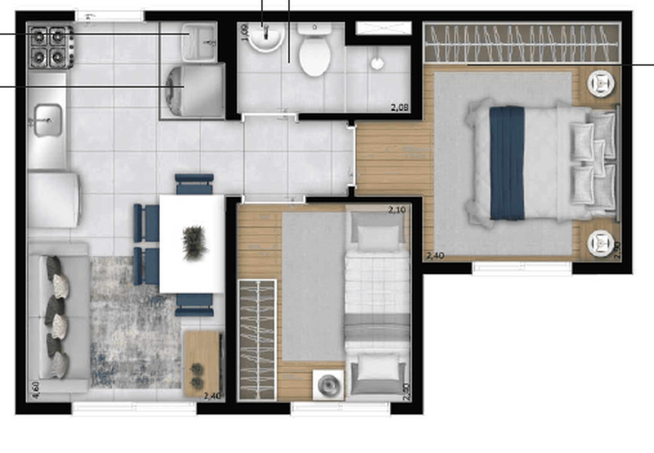 Planta 3 — Meu Plano&Itaquera Ipê
