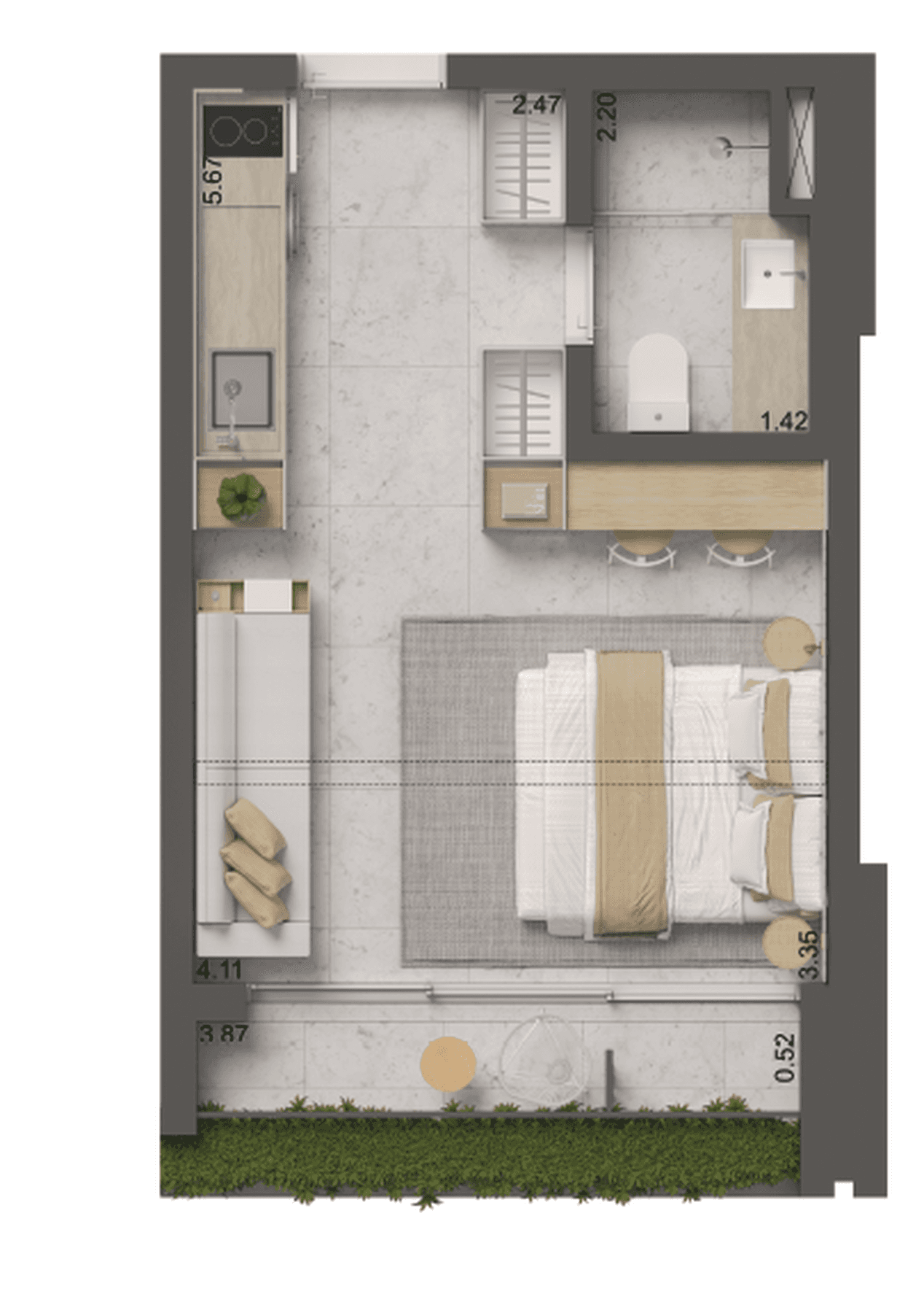 Planta 5 — Edifício Paulistano