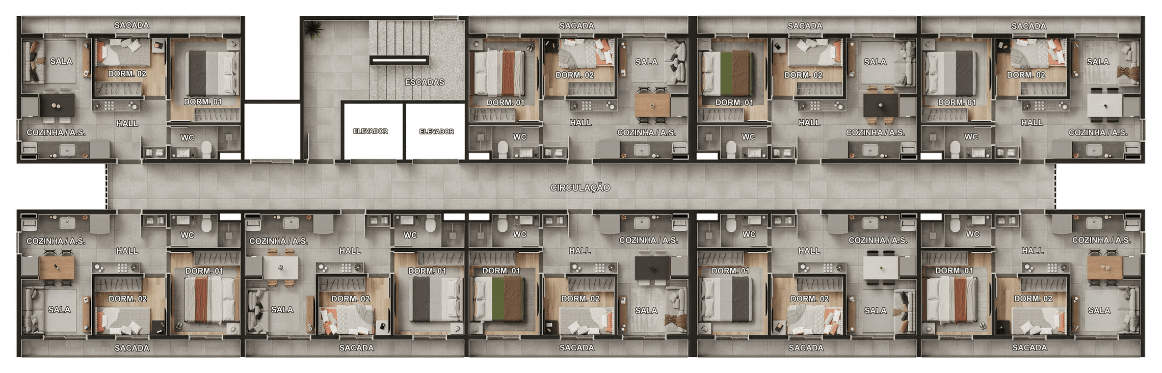 Planta 2 — Varandas 156