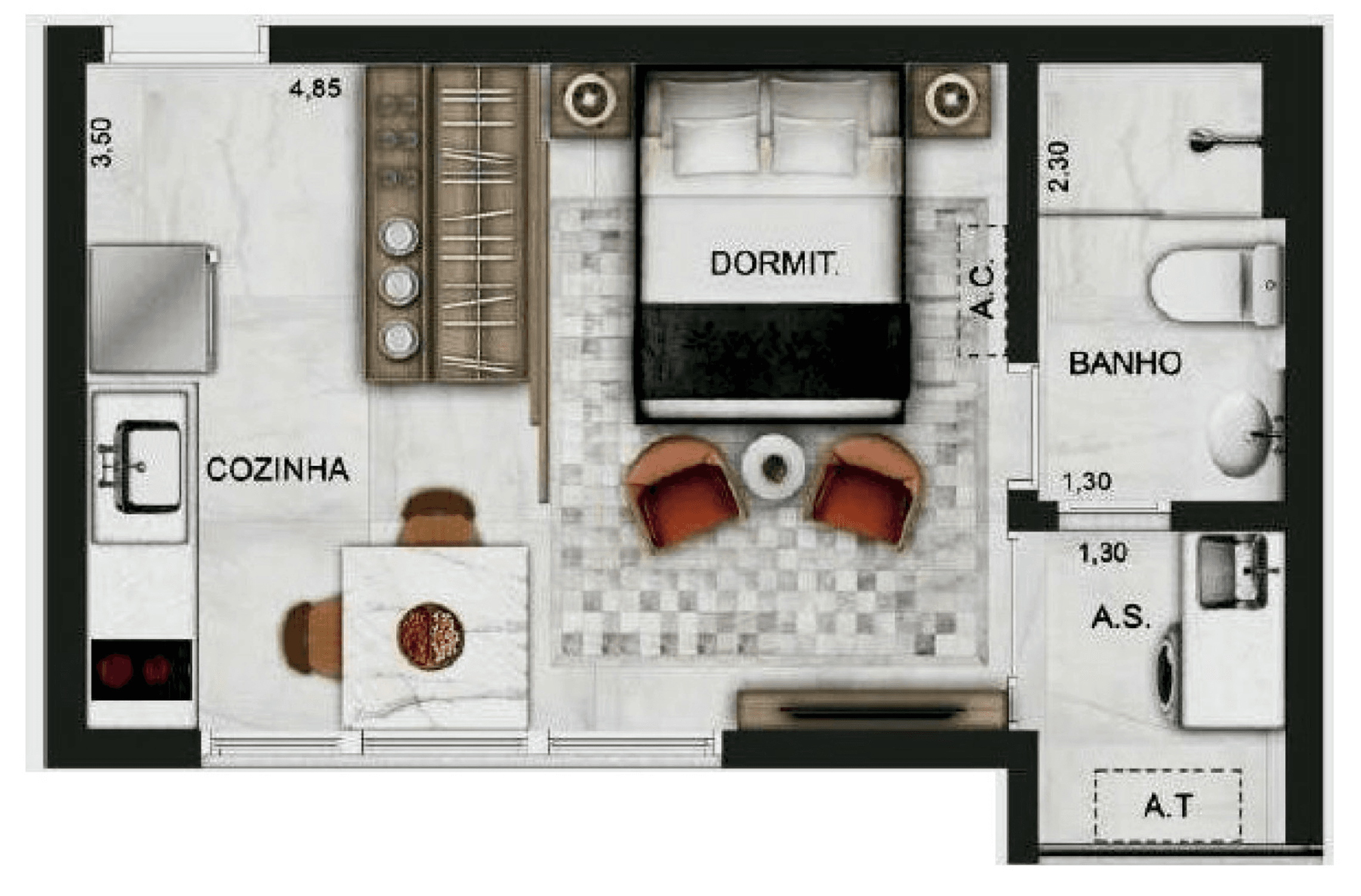 Planta 2 — W Stay Lincoln - Residencial