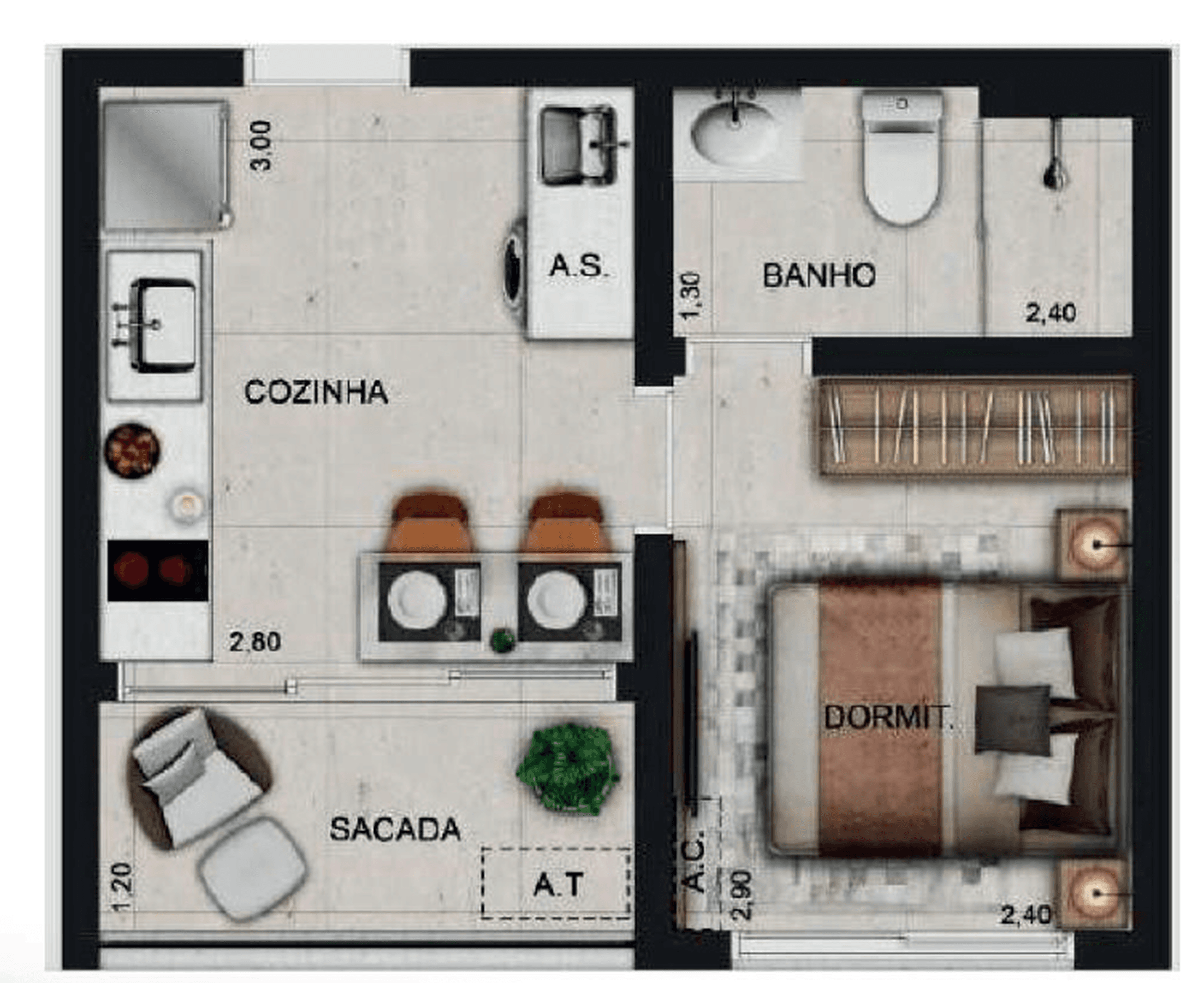 Planta 4 — W Stay Lincoln - Residencial