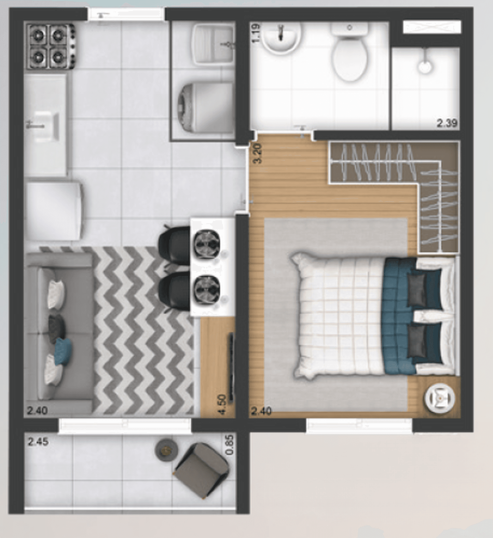 Planta 2 — Plano&Alto Morumbi Benois