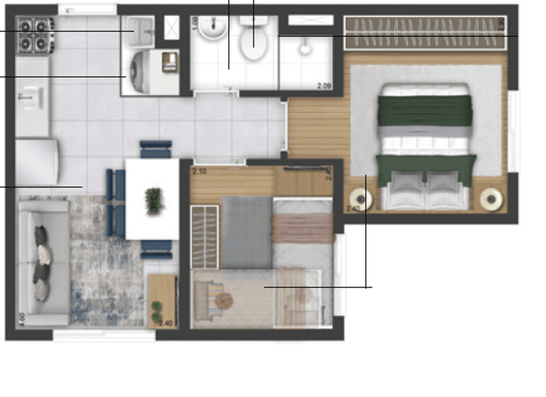 Planta 2 — Plano&Bosque do Carmo Eucalipto