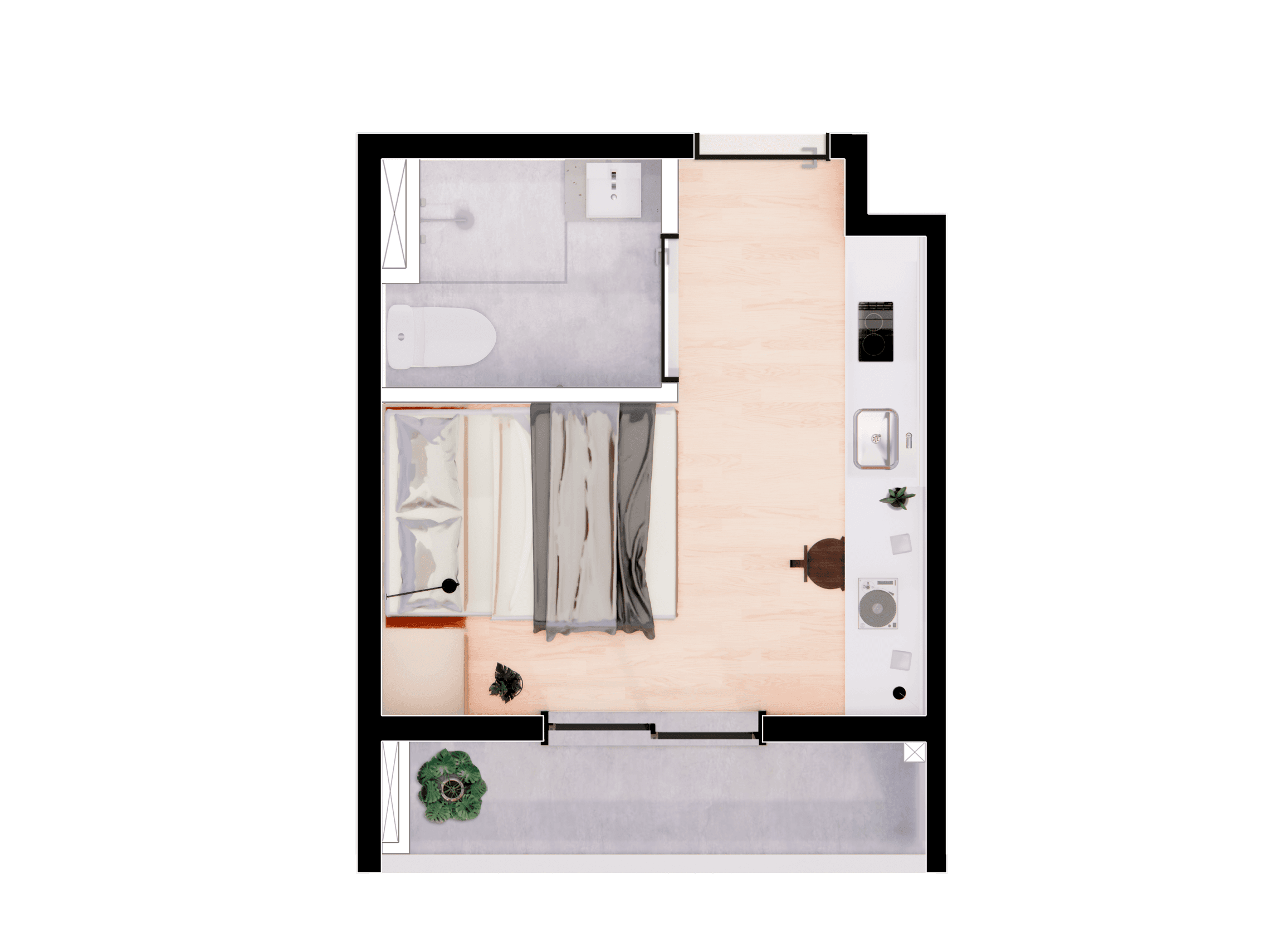 Planta 1 — Nurban Rua das Palmeiras - NR