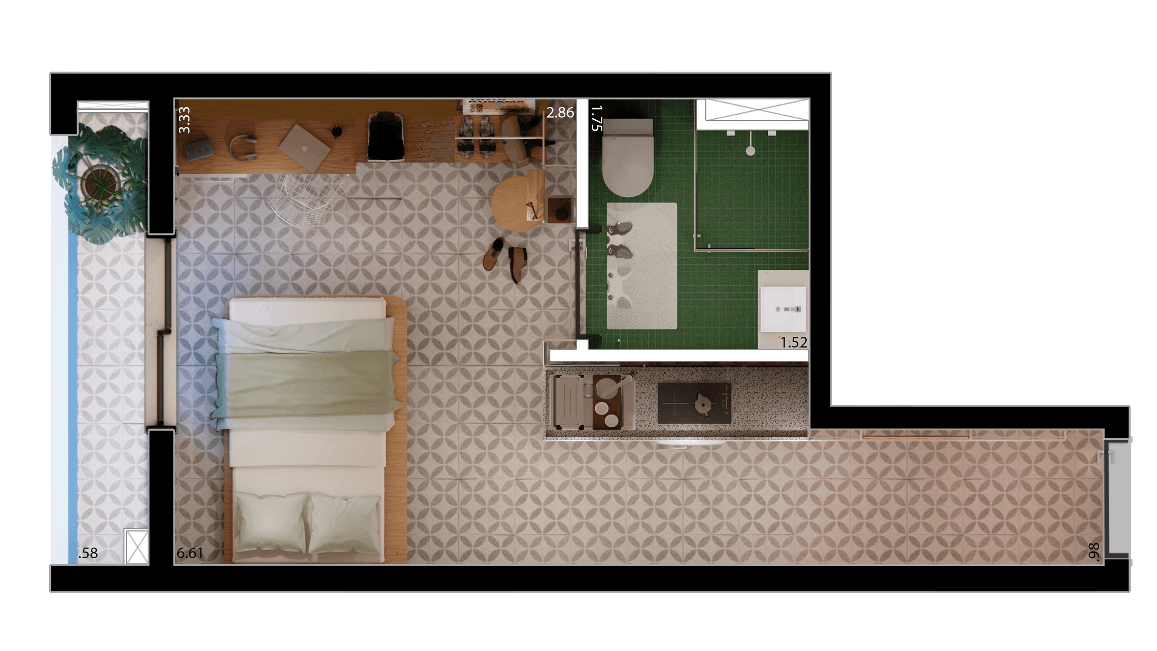 Planta 3 — Nurban Rua das Palmeiras - NR