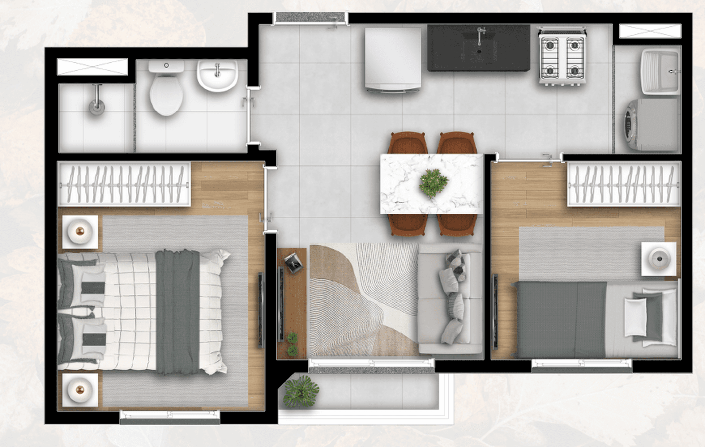 Planta 5 — Smart Metrô Patriarca - Residencial