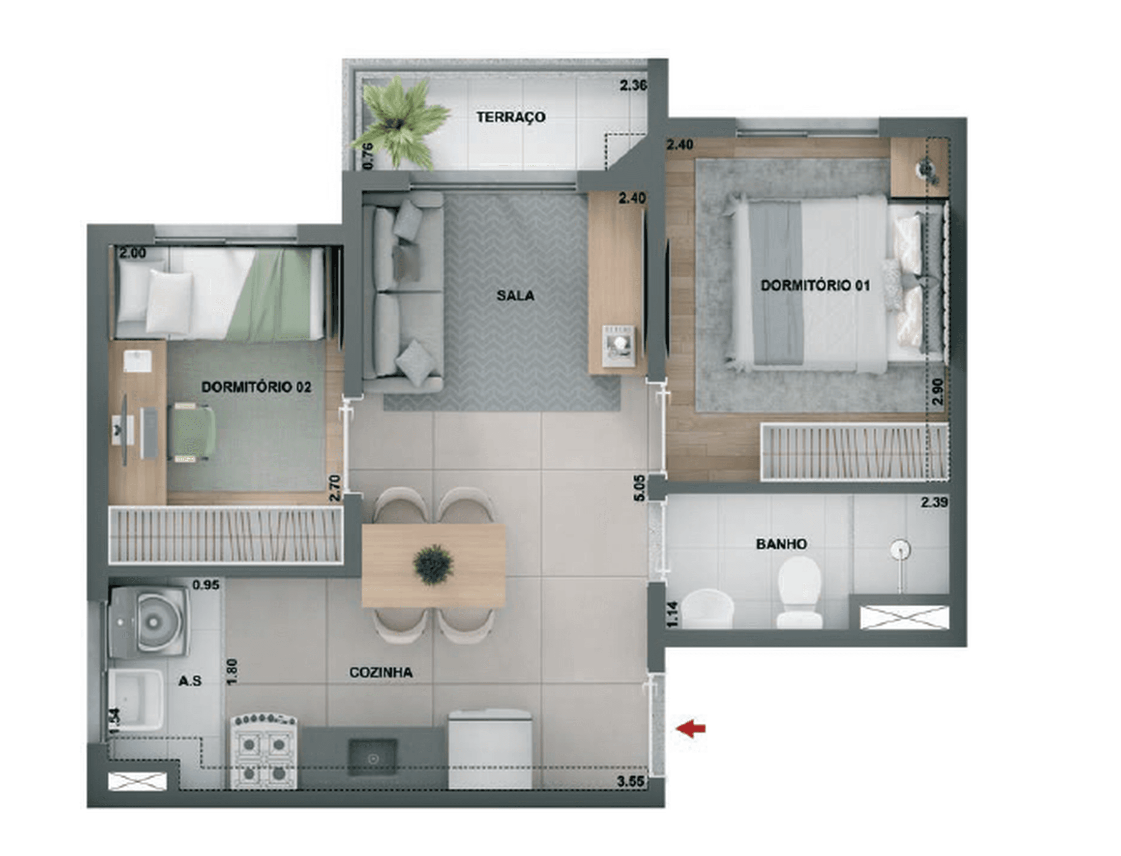 Planta 5 — Barra Funda 930