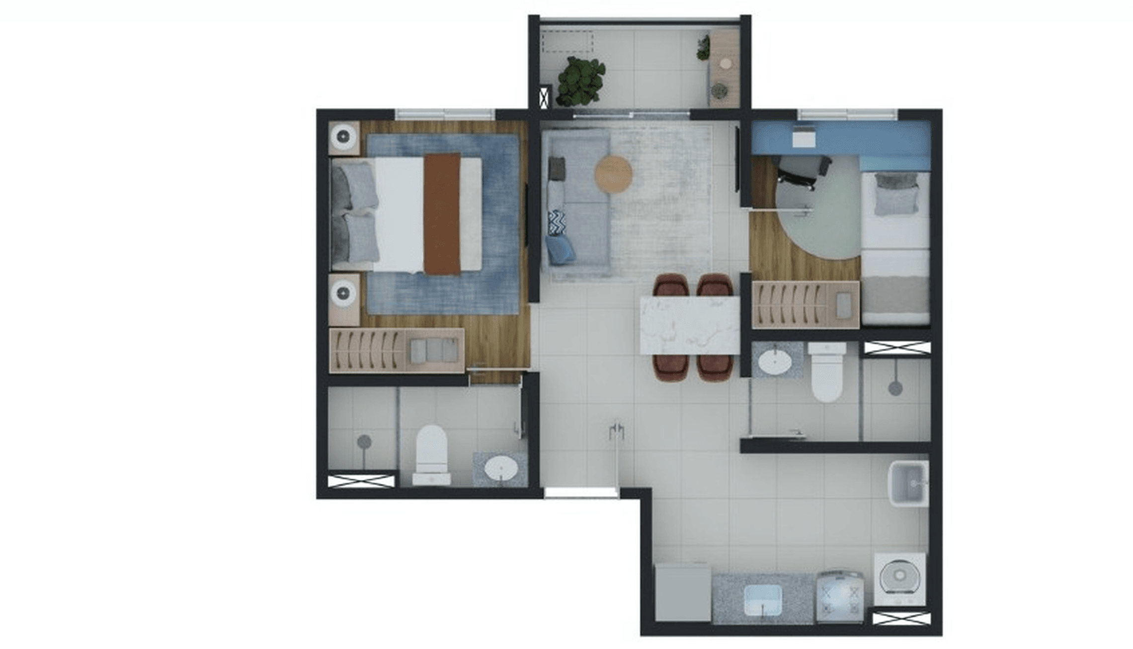 Planta 2 — M.Lar Santa Marina - Fase 1