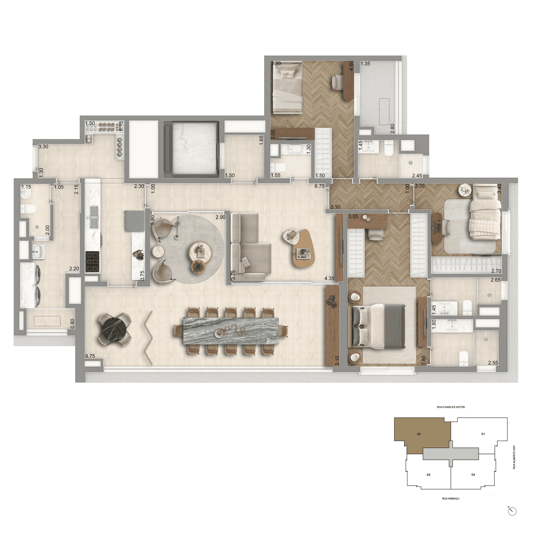 Planta 4 — The Garden Klabin