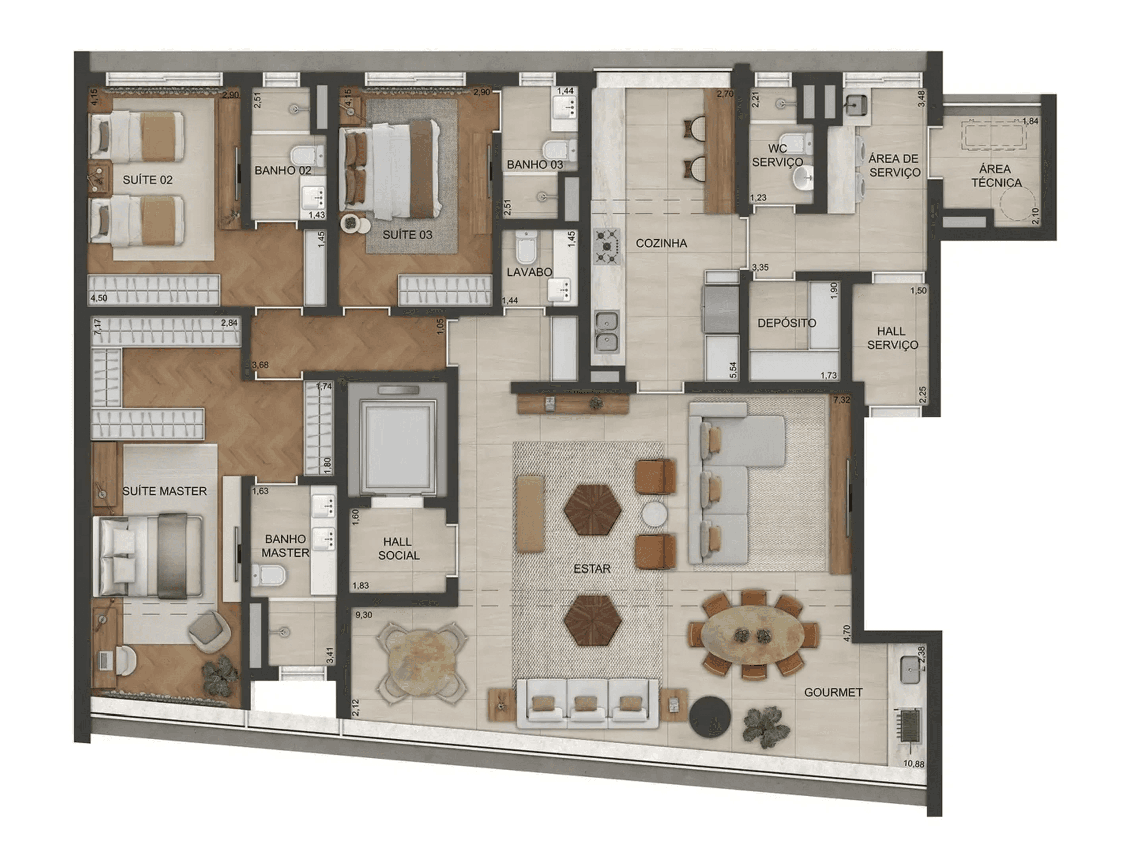 Planta 1 — Lindenberg Vista Alto de Pinheiros