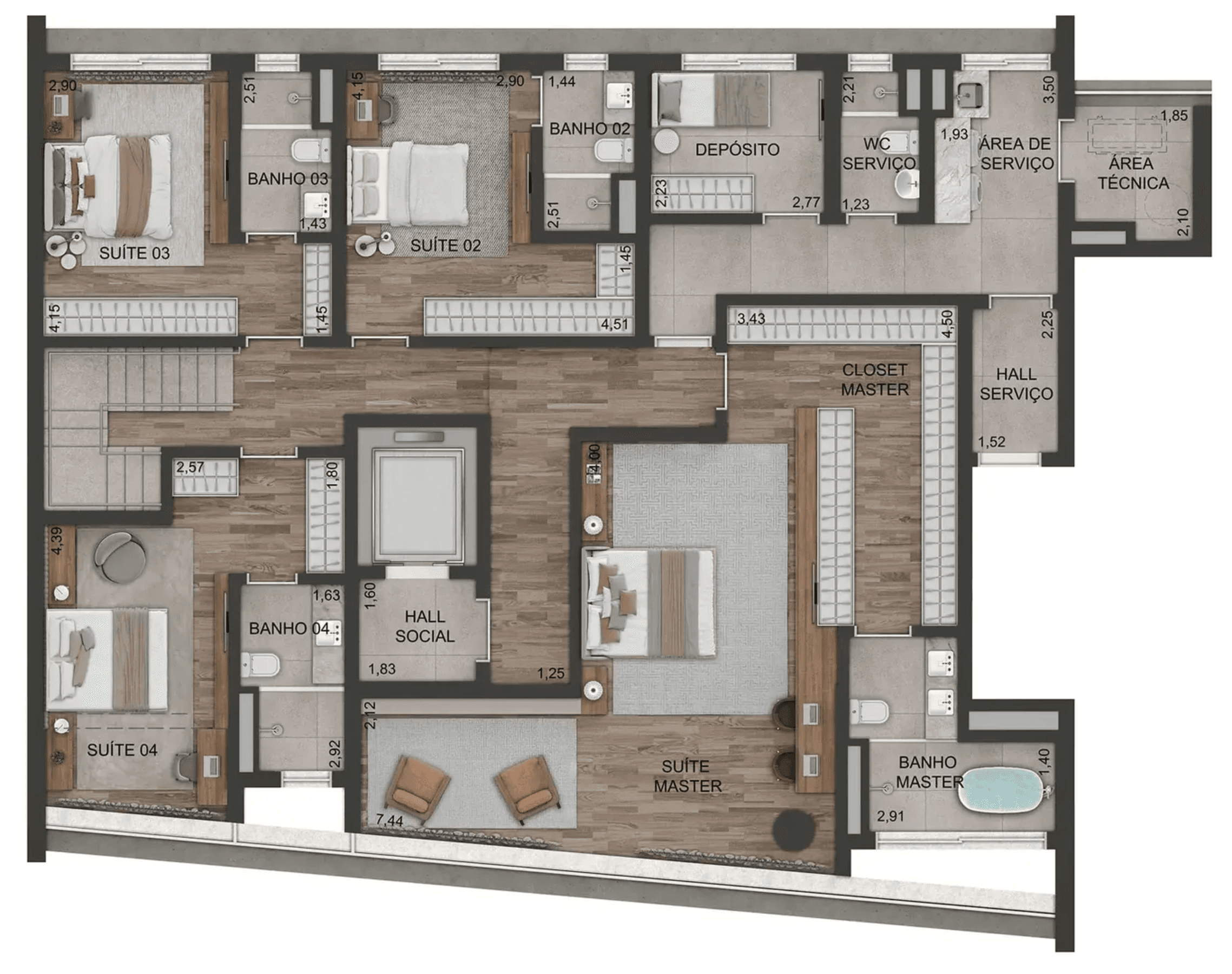 Planta 4 — Lindenberg Vista Alto de Pinheiros
