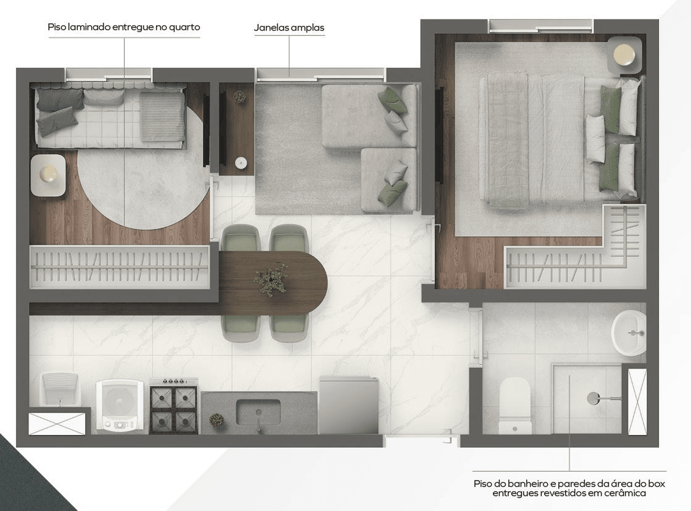 Planta 3 — Grand Vivaz Estação Tamanduateí 1