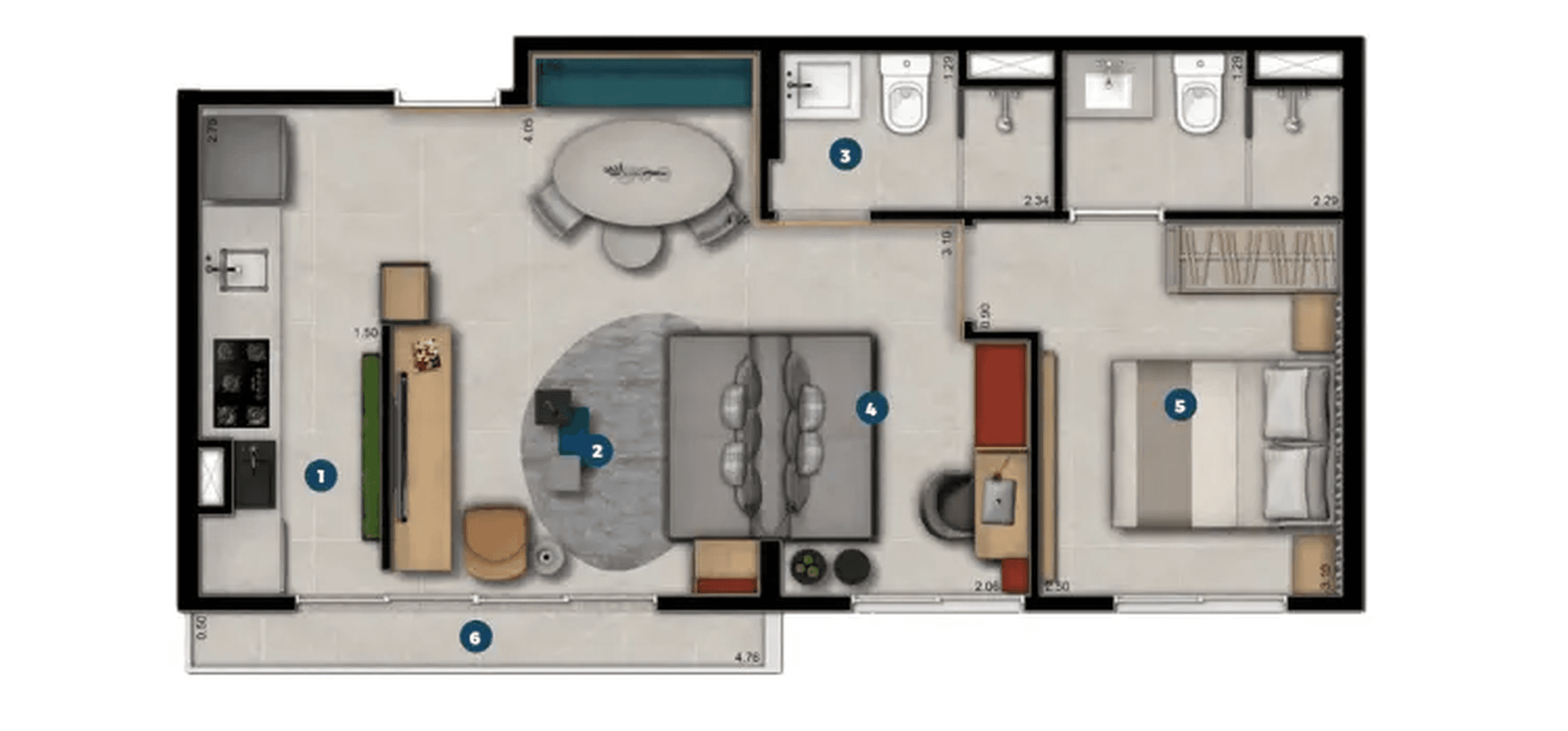 Planta 4 — Duo E-Residence