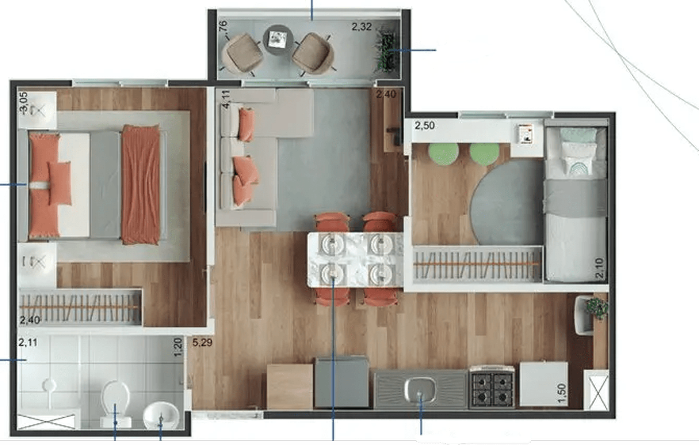 Planta 1 — Abytá Santo Amaro