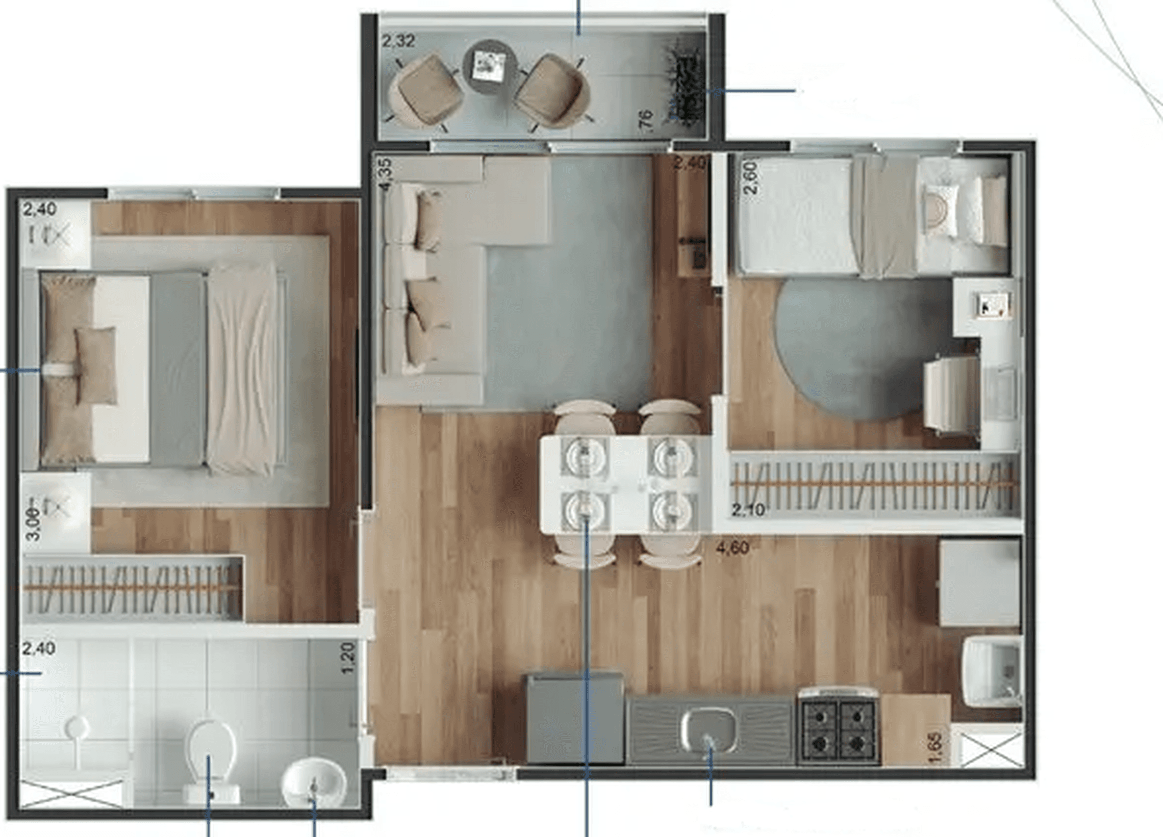 Planta 2 — Abytá Santo Amaro