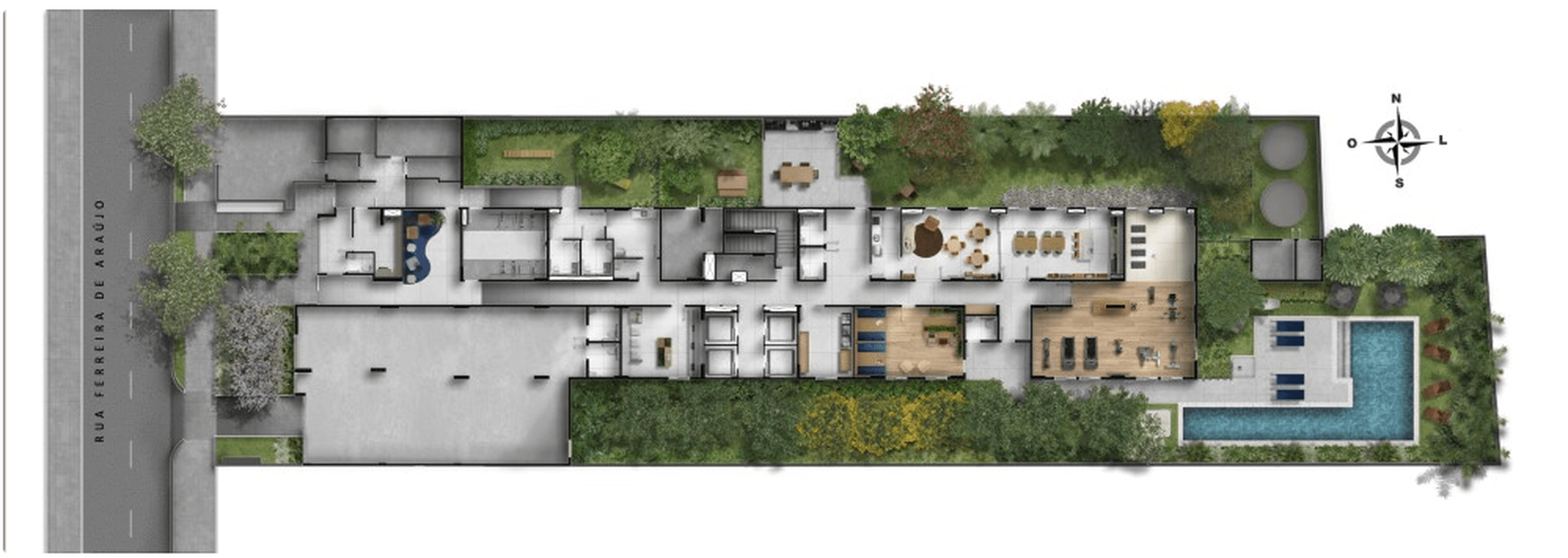 Planta 1 — Mundo Apto Elevato Pinheiros - Residencial