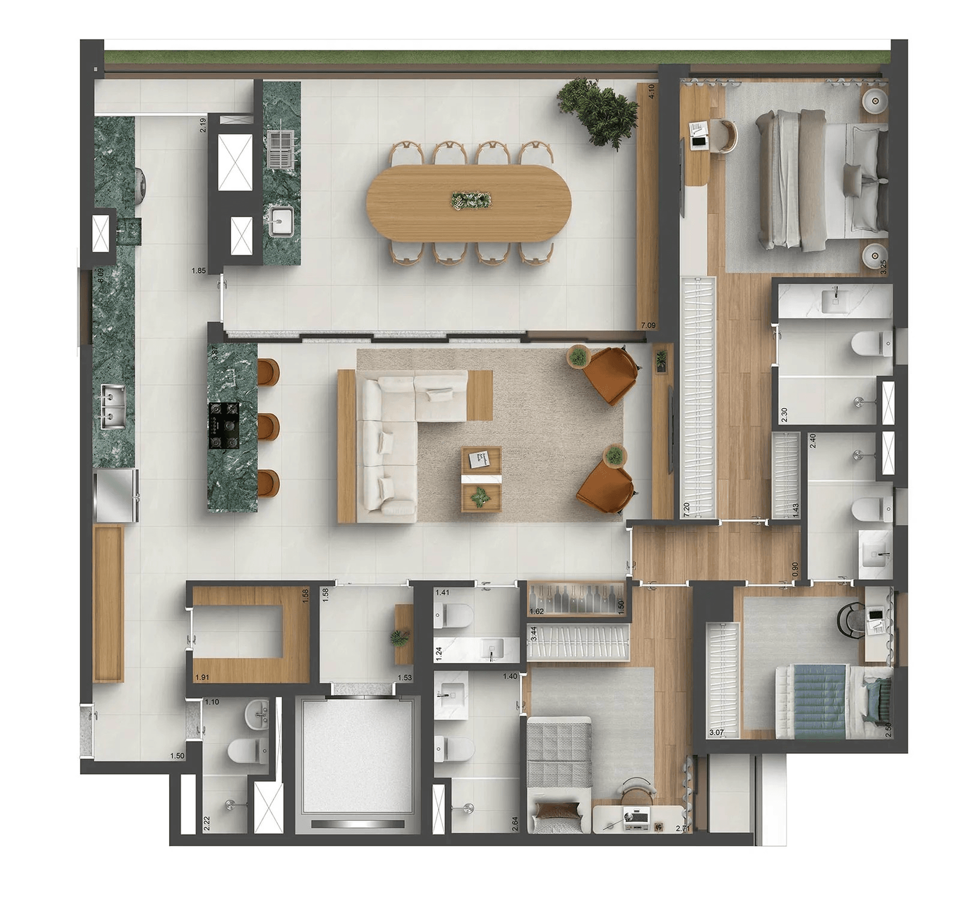 Planta 3 — Quarten Ibirapuera