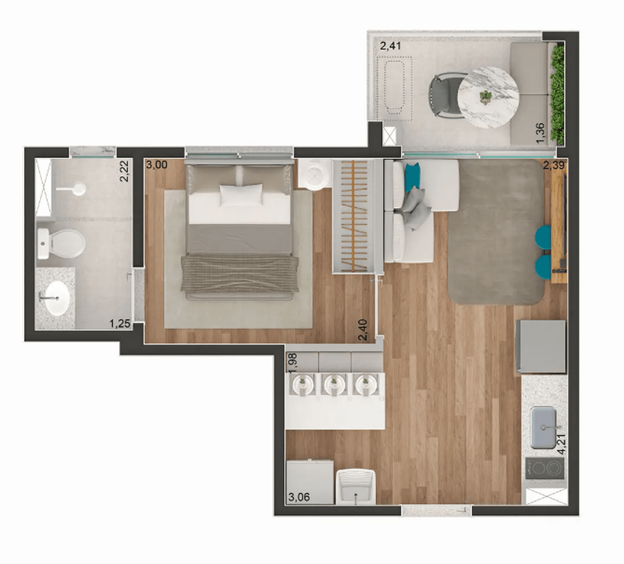 Planta 5 — Brooklin Sky Home Tower