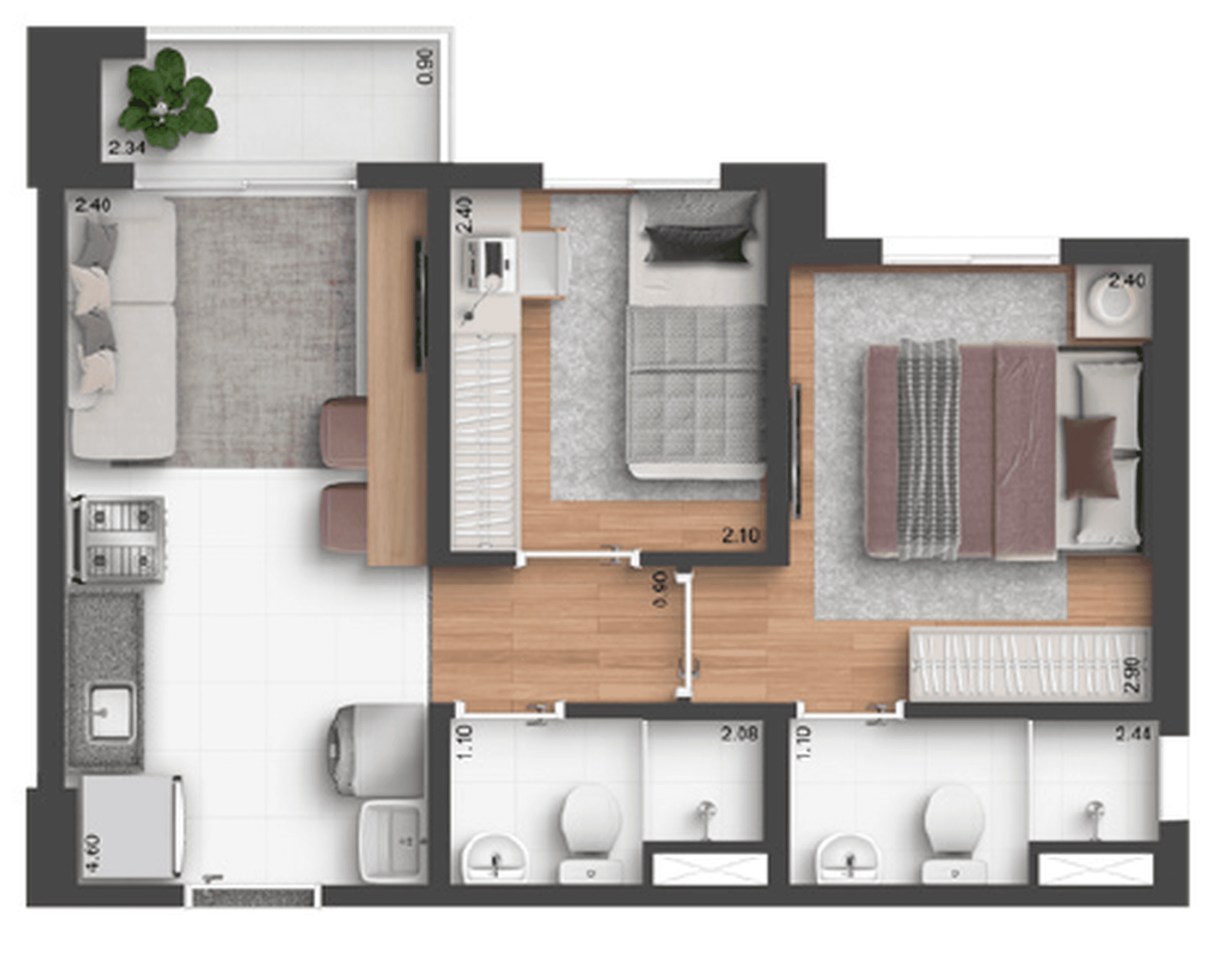 Planta 5 — Elev Butantã