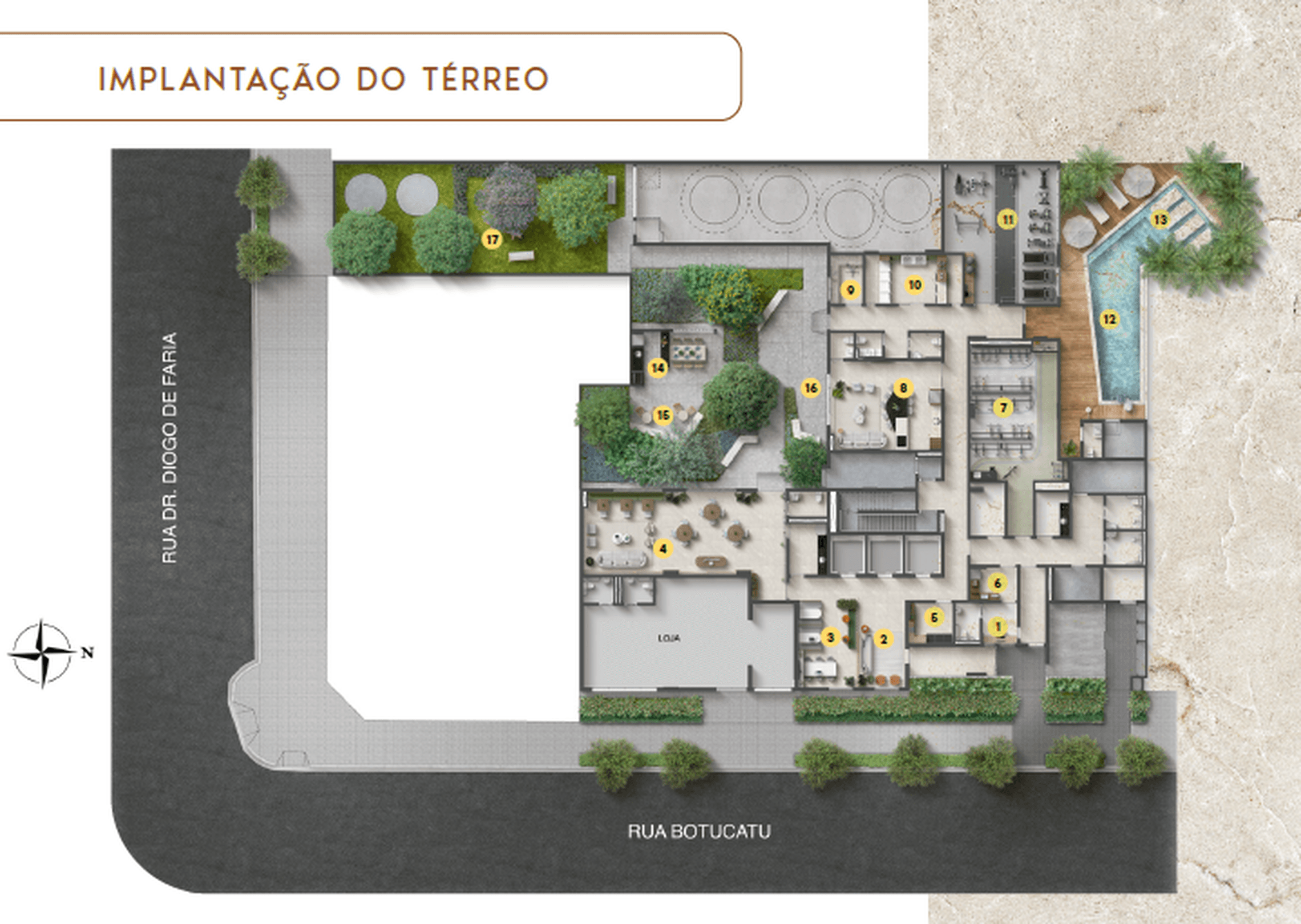 Planta 1 — Today Vila Clementino - Residencial