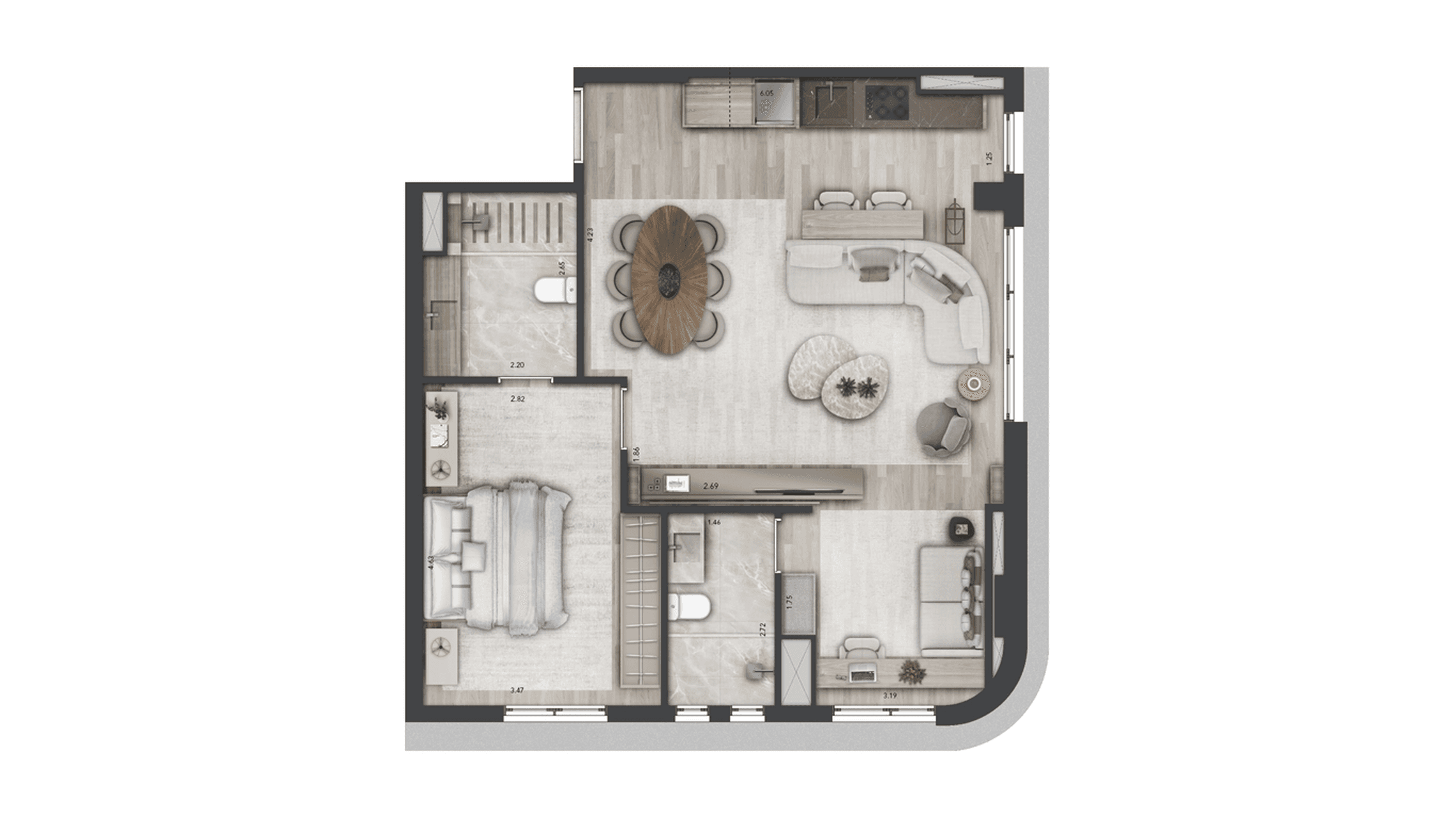 Planta 3 — Parque Global V3rso Taylored By Elimiano