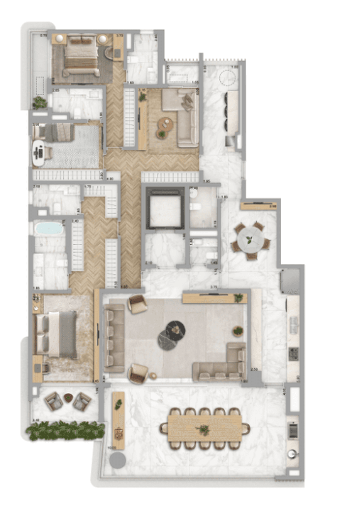 Planta 3 — Zen Cyrela e Yoo