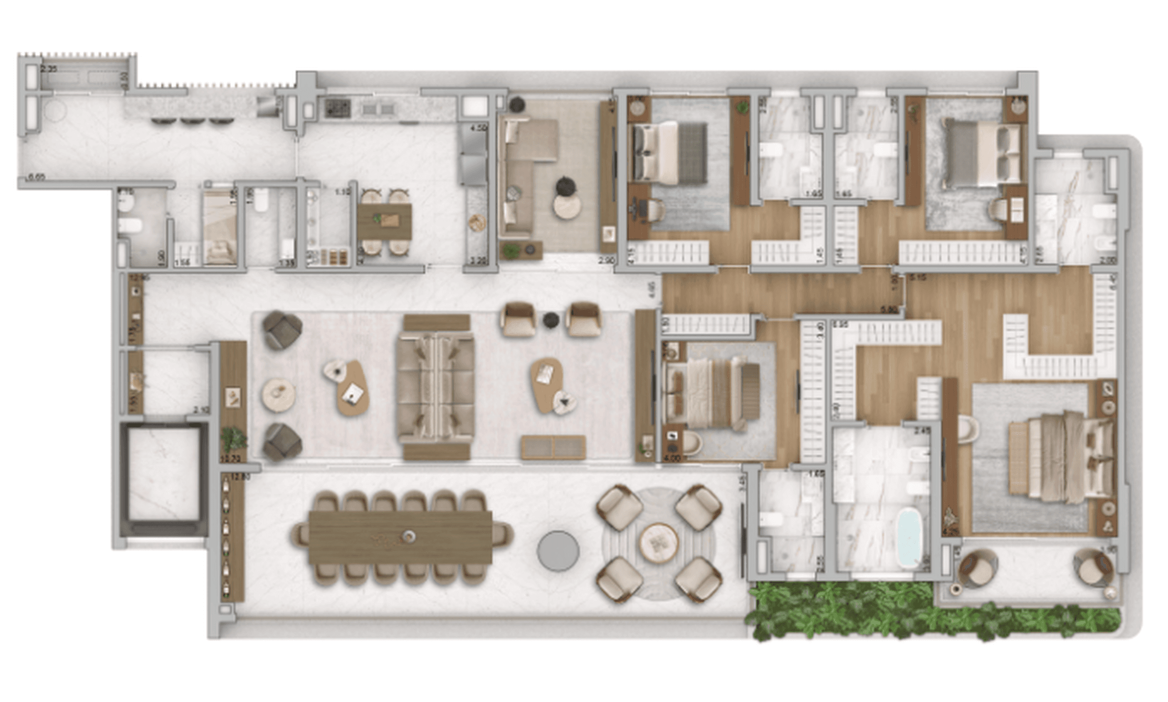 Planta 4 — Zen Cyrela e Yoo
