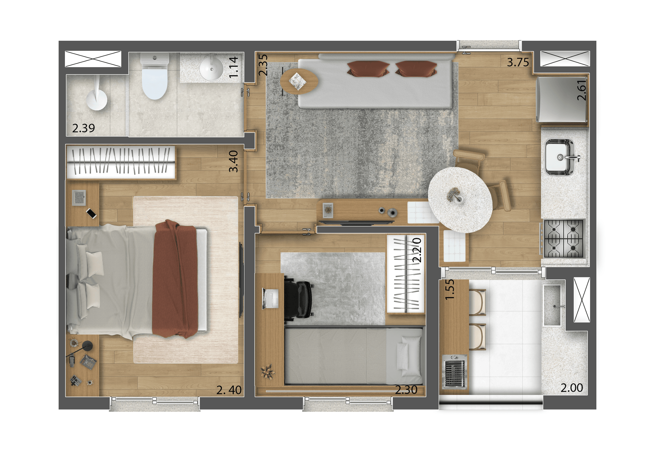 Planta 1 — Viewline Pirituba