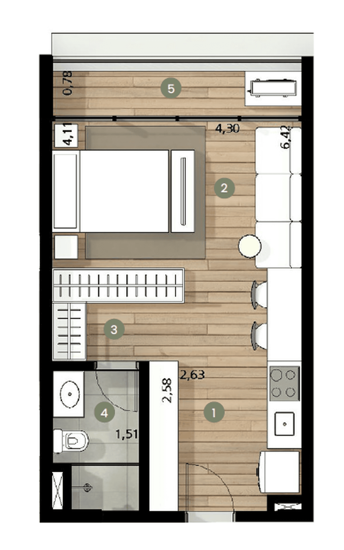 Planta 5 — Union Braz Leme - Residencial