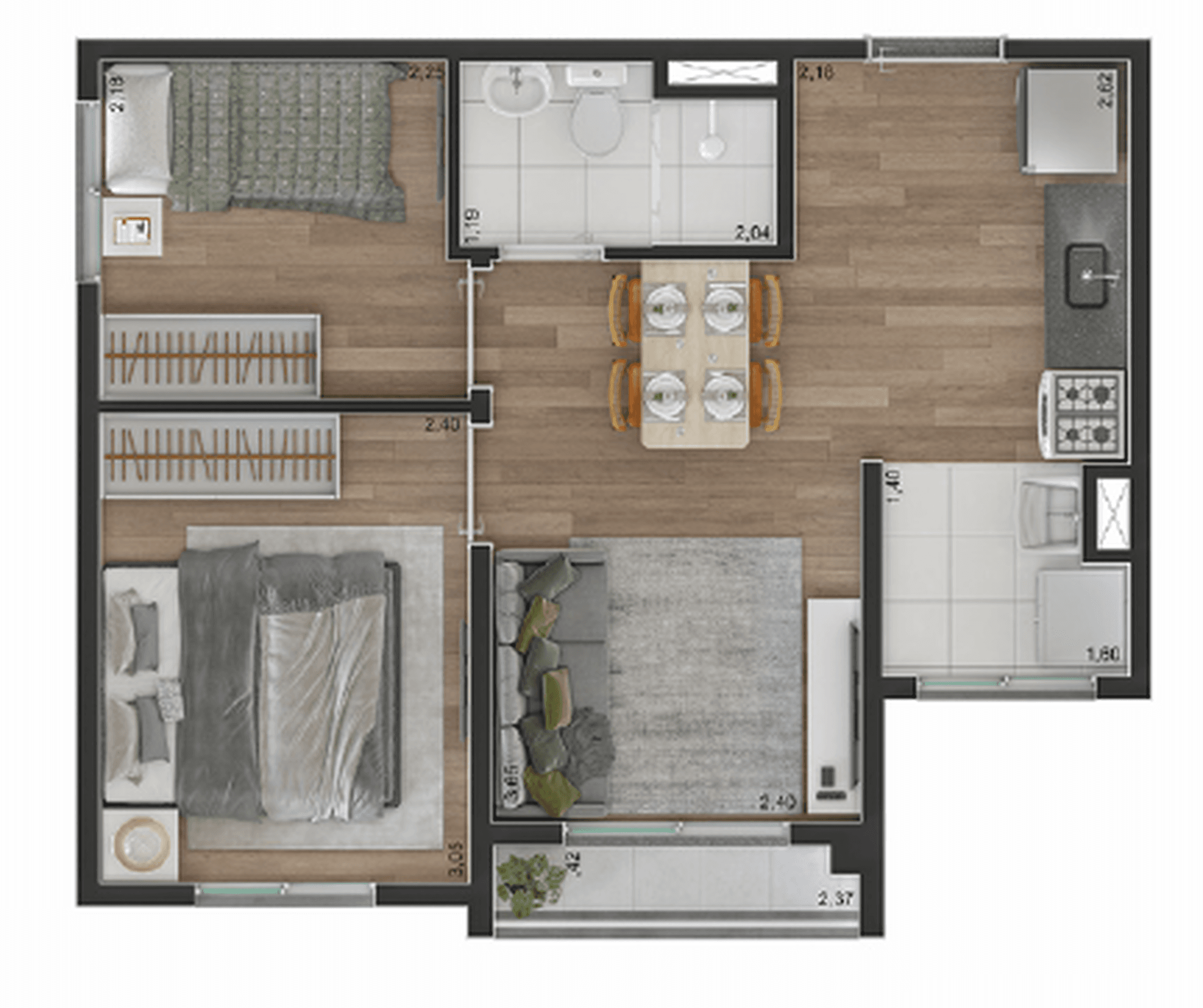 Planta 1 — Buono Bom Retiro