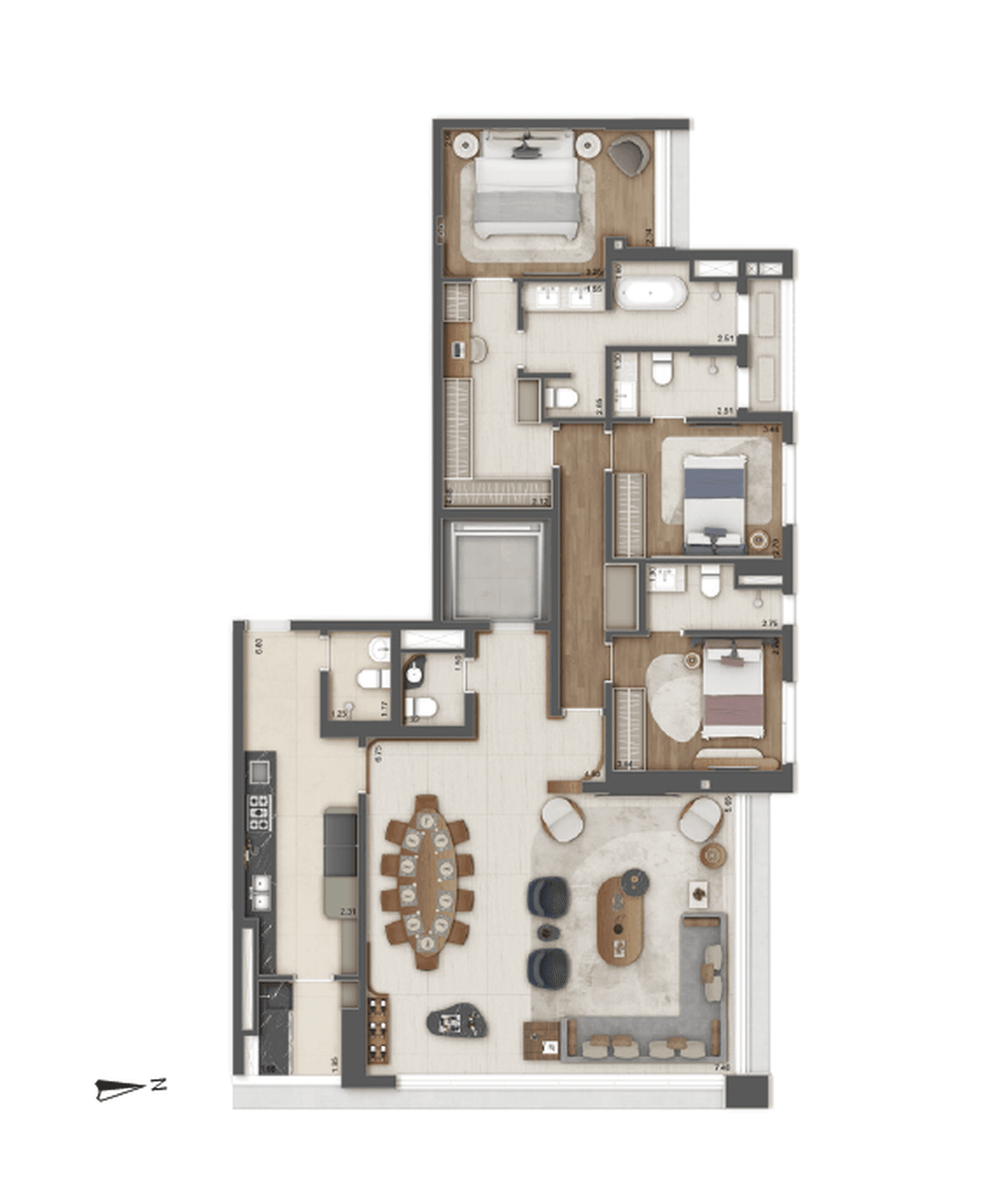 Planta 4 — Daslu Residences