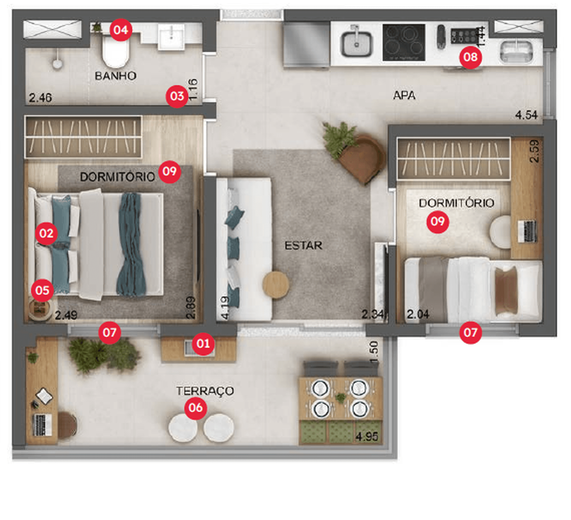 Planta 5 — Estilo Vila Olímpia - Residencial