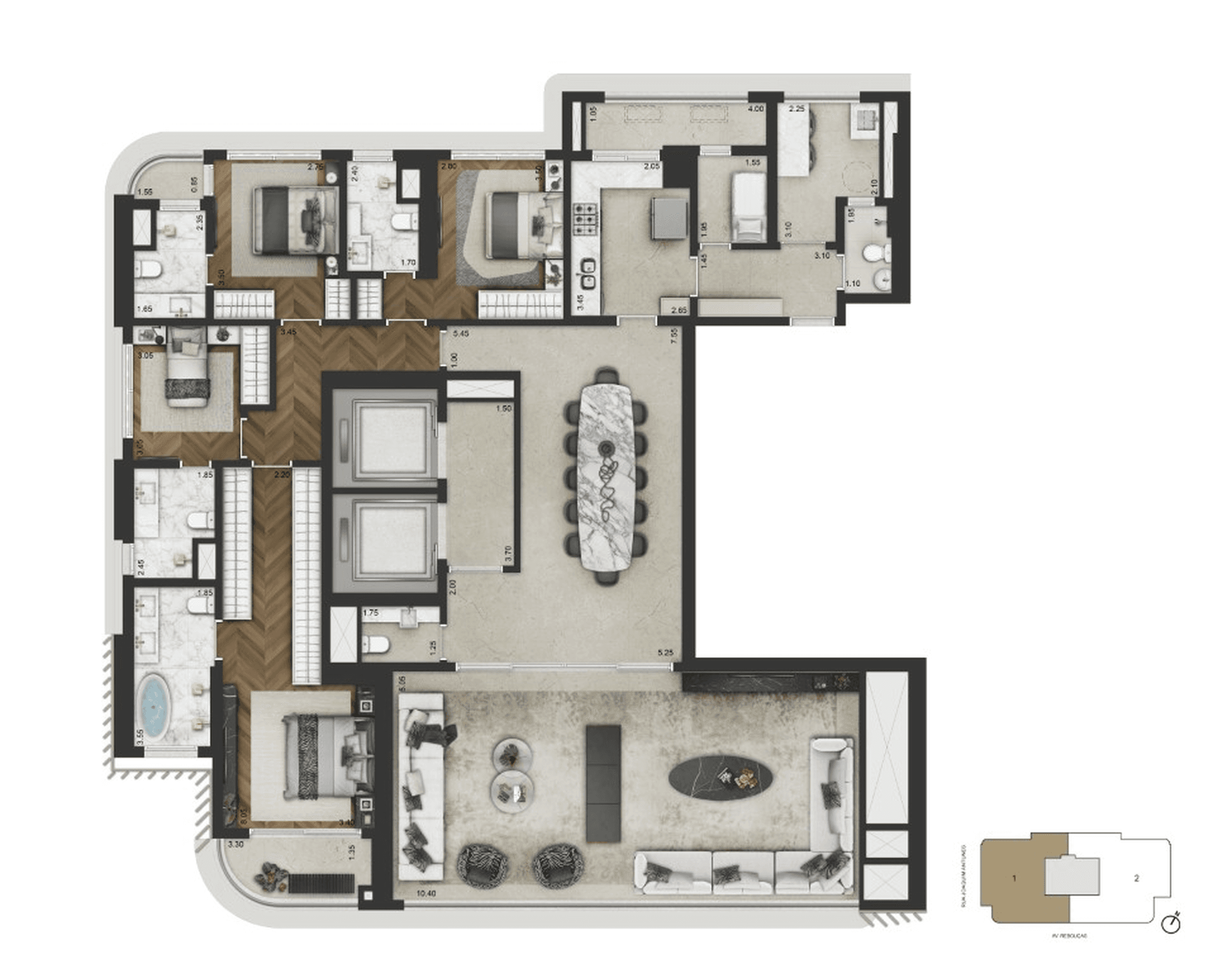 Planta 3 — Capri Lifestyle