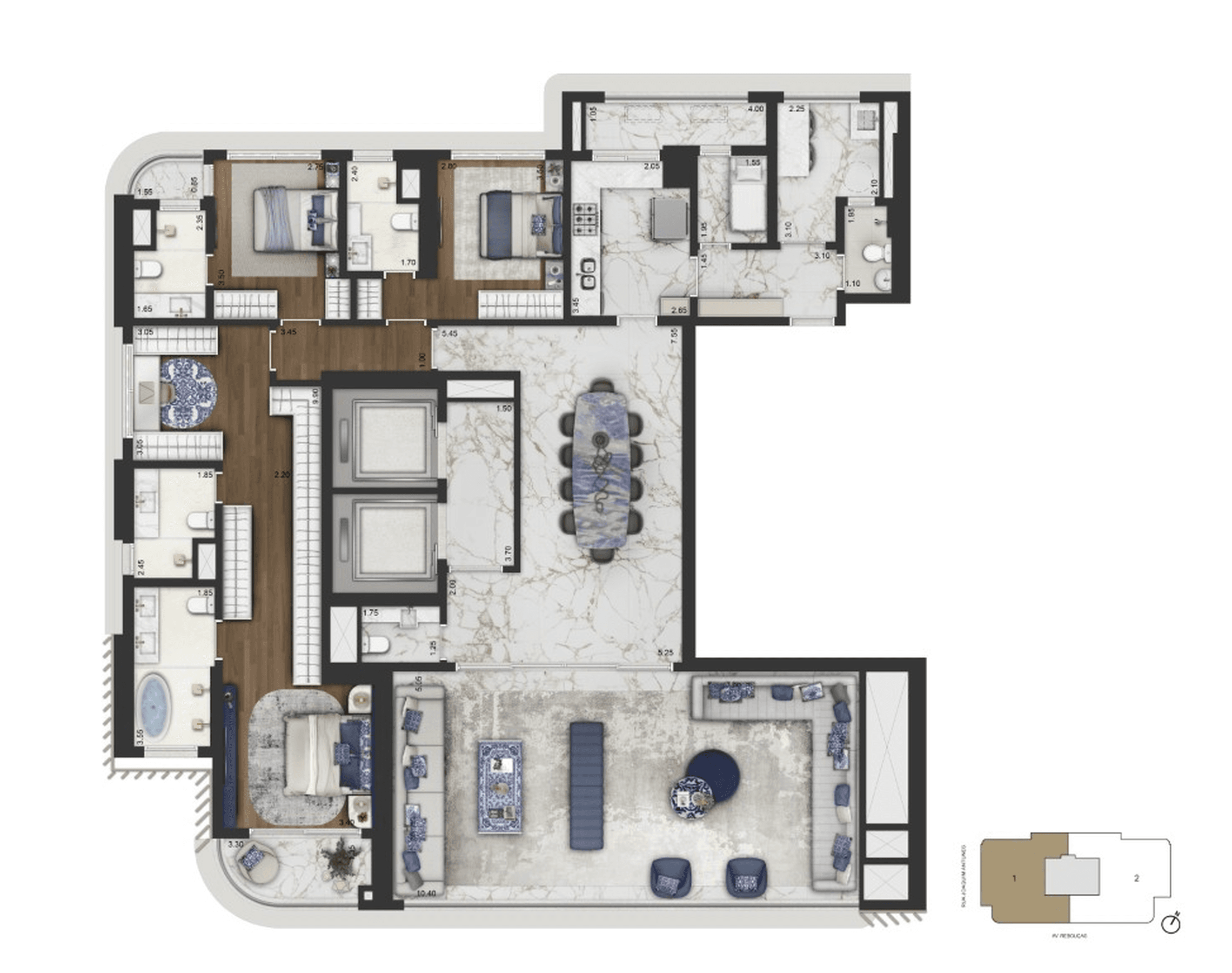 Planta 4 — Capri Lifestyle