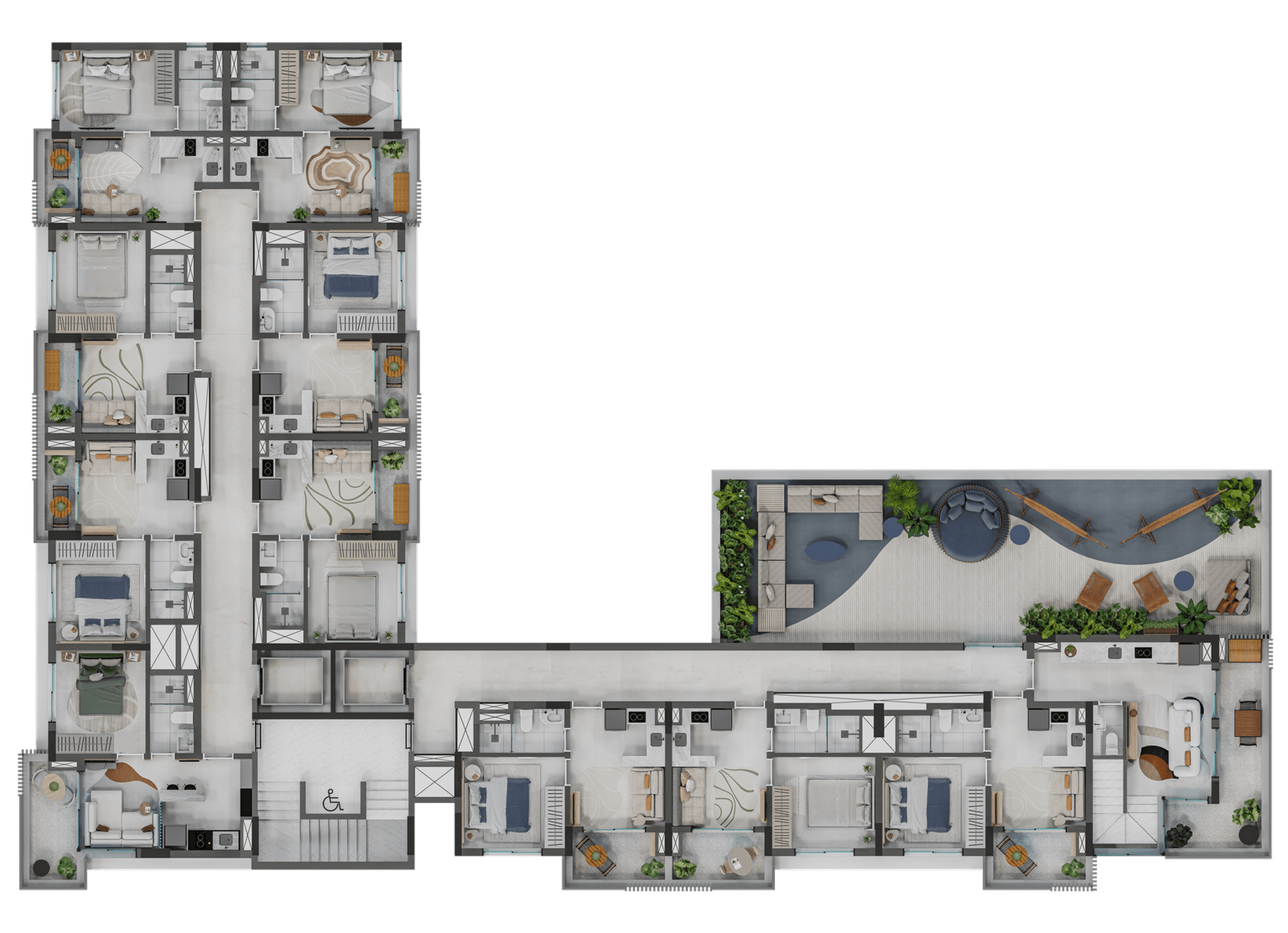 Planta 1 — Verde Città - Residencial