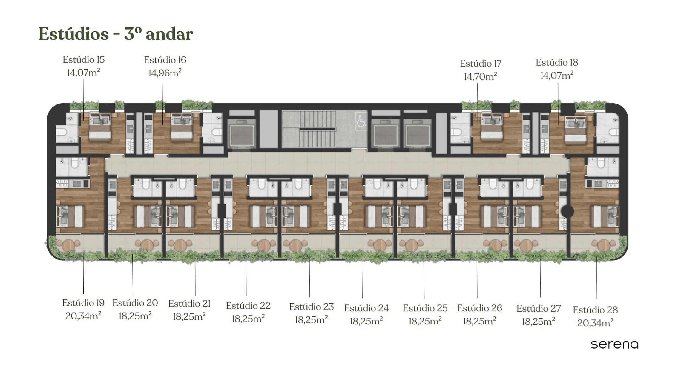 Planta 3 — Serena - Studios