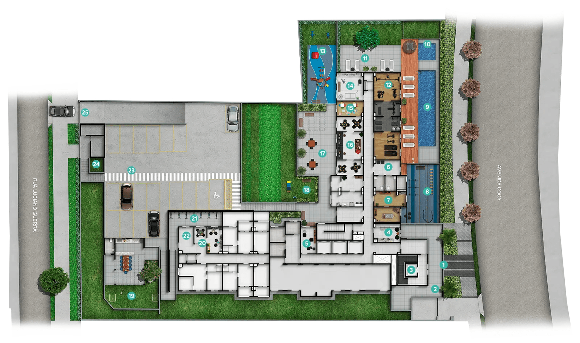 Planta 1 — Via Cocá