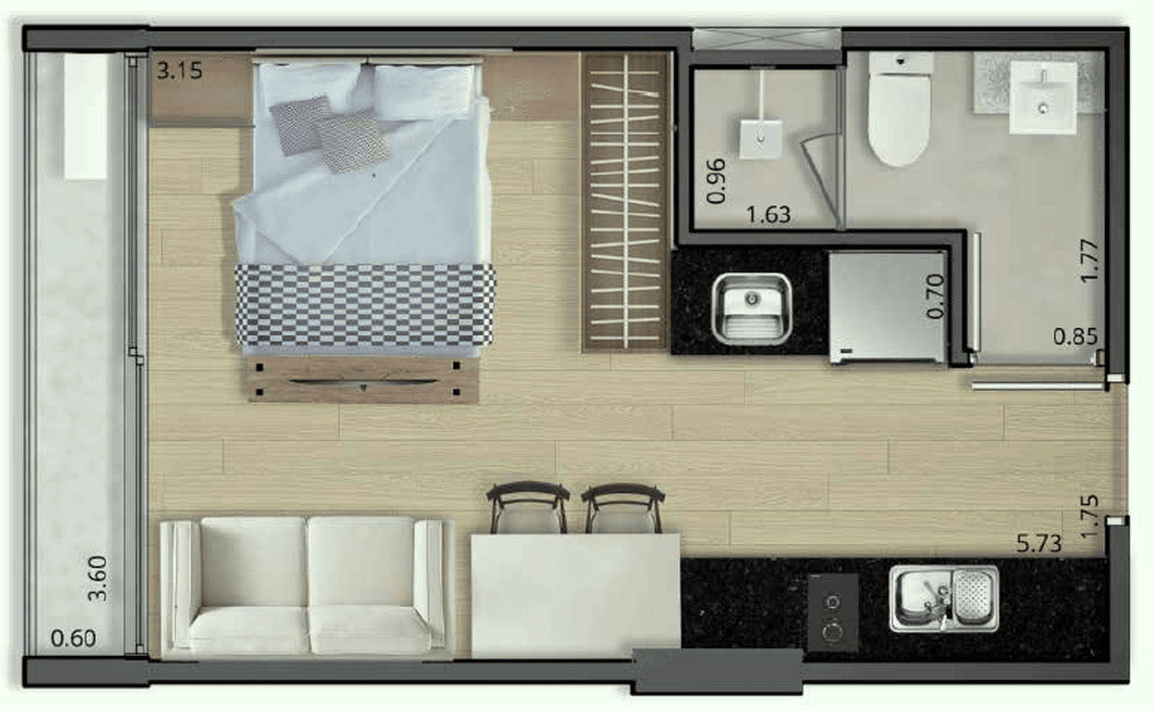 Planta 3 — Manacá