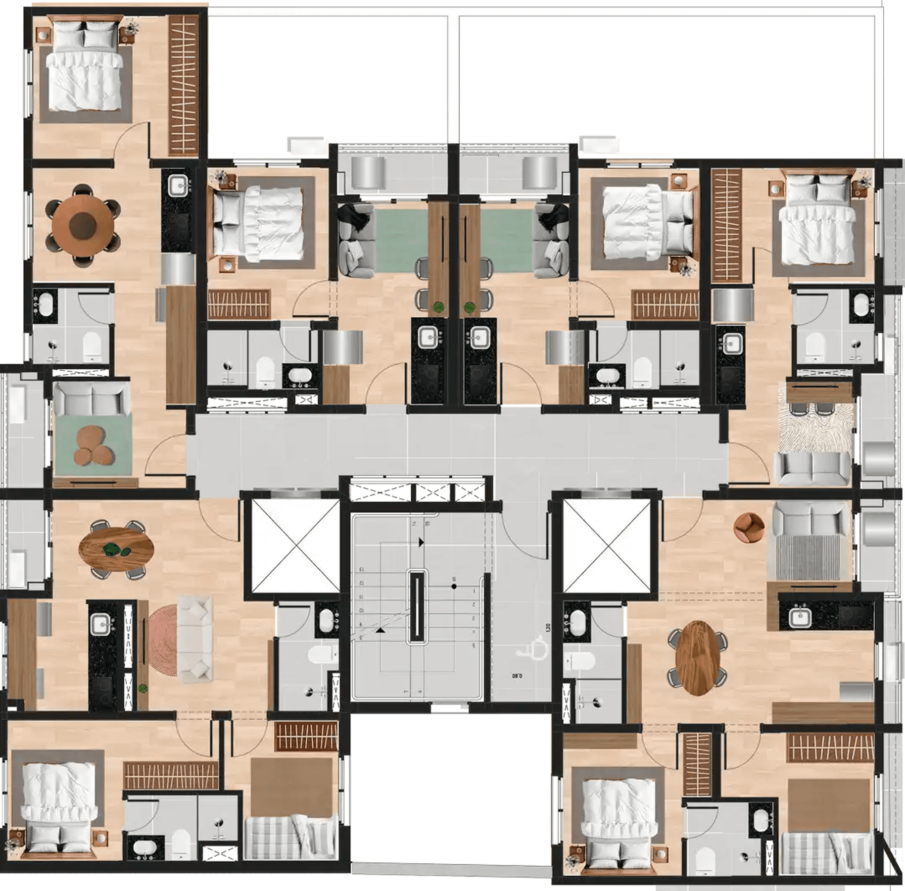 Planta 2 — Pitanga 105 - Residencial