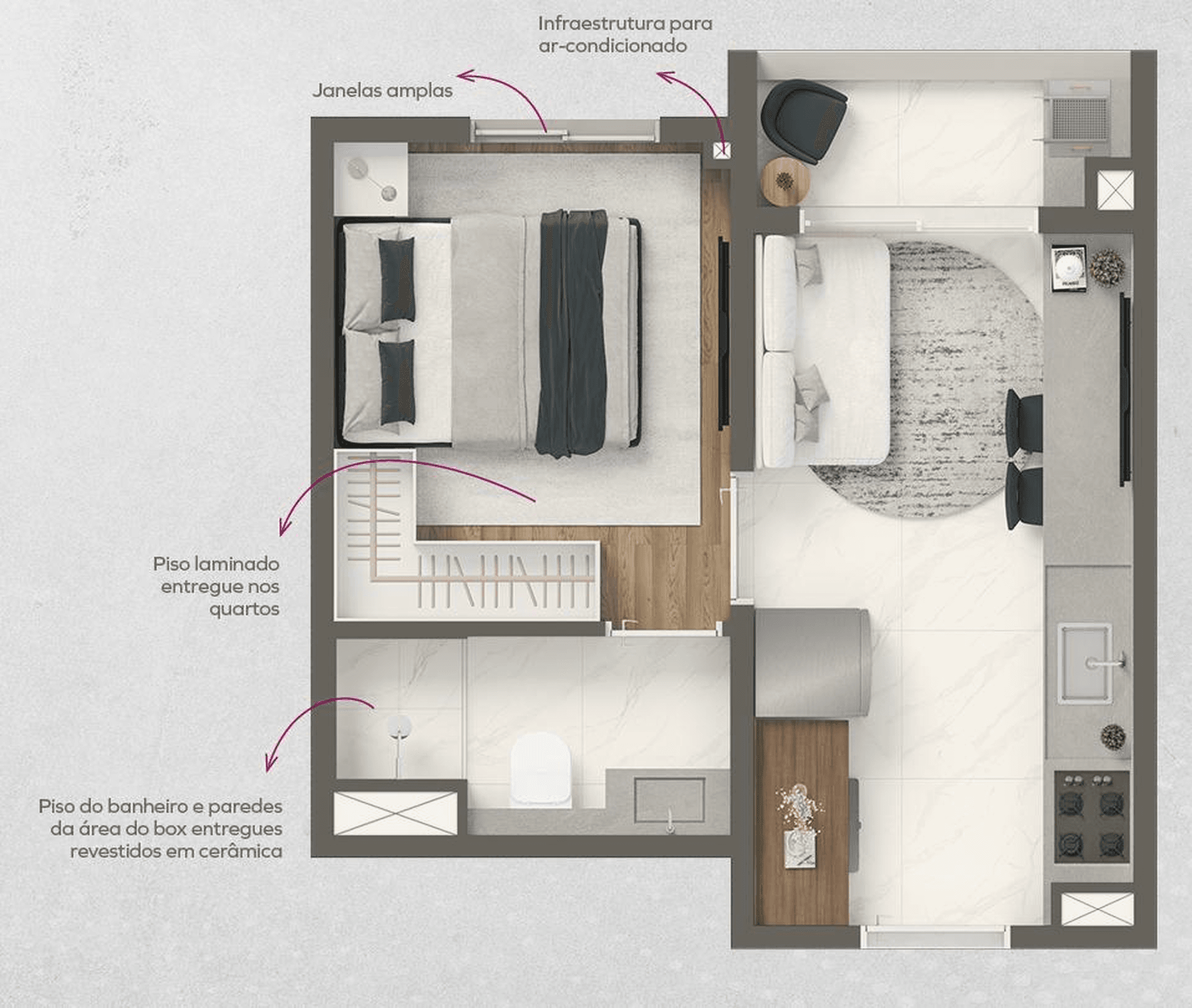 Planta 3 — Vivaz Connection Adolfo Pinheiro