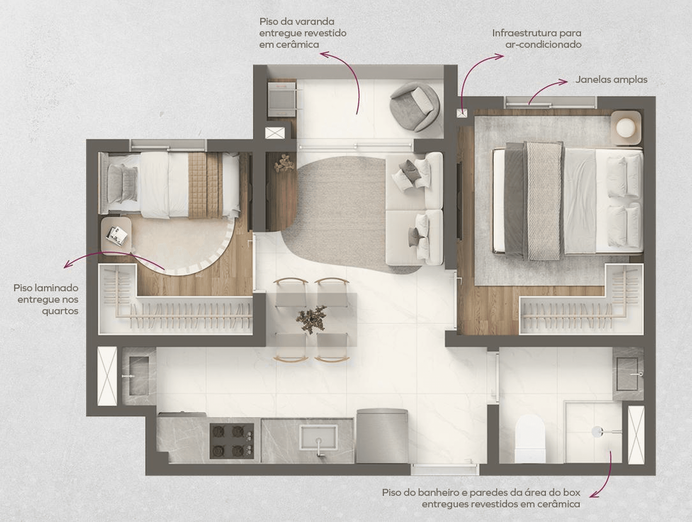 Planta 6 — Vivaz Connection Adolfo Pinheiro