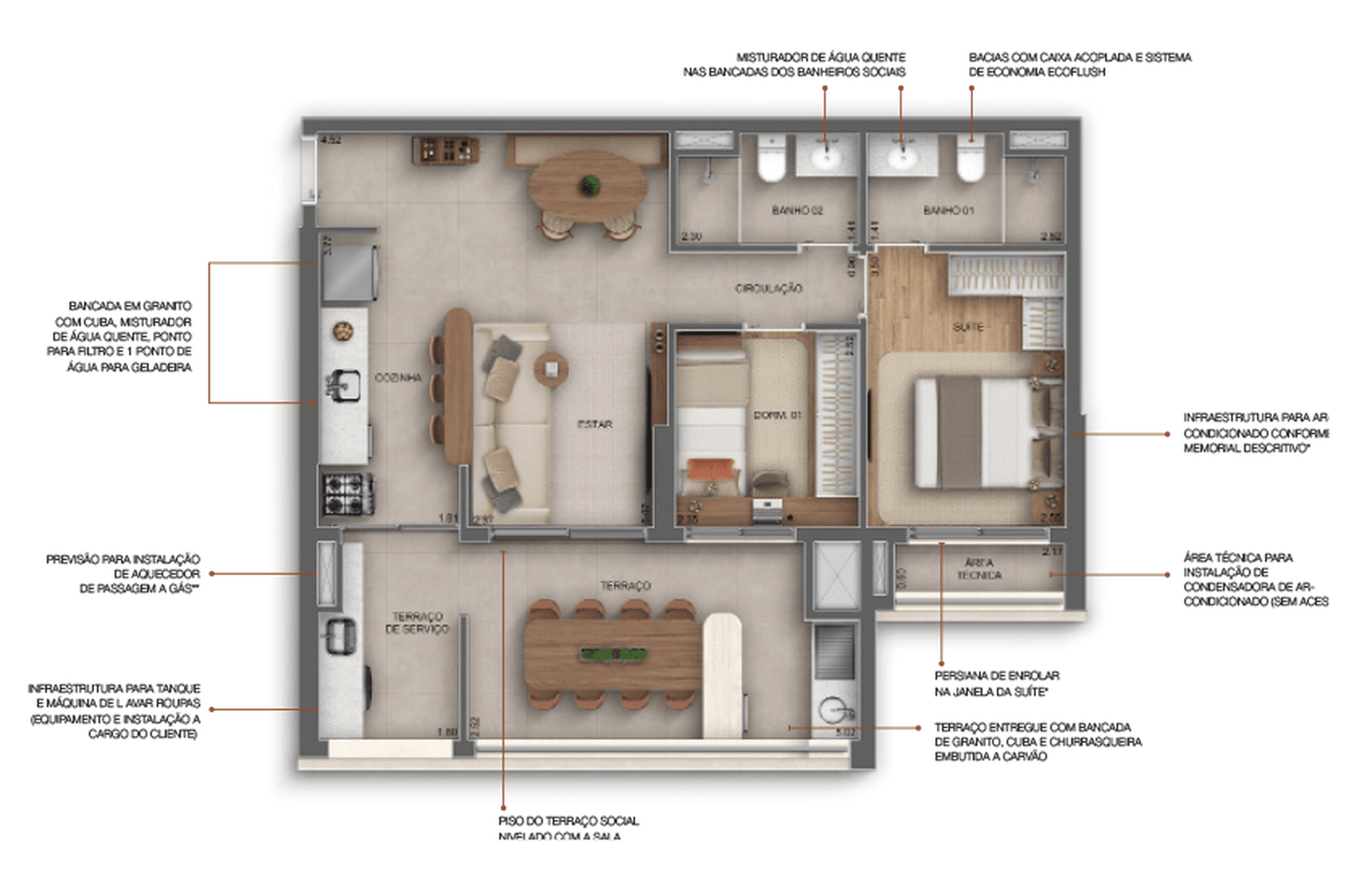 Planta 4 — Landmark Santa Cruz by Diálogo - Residencial