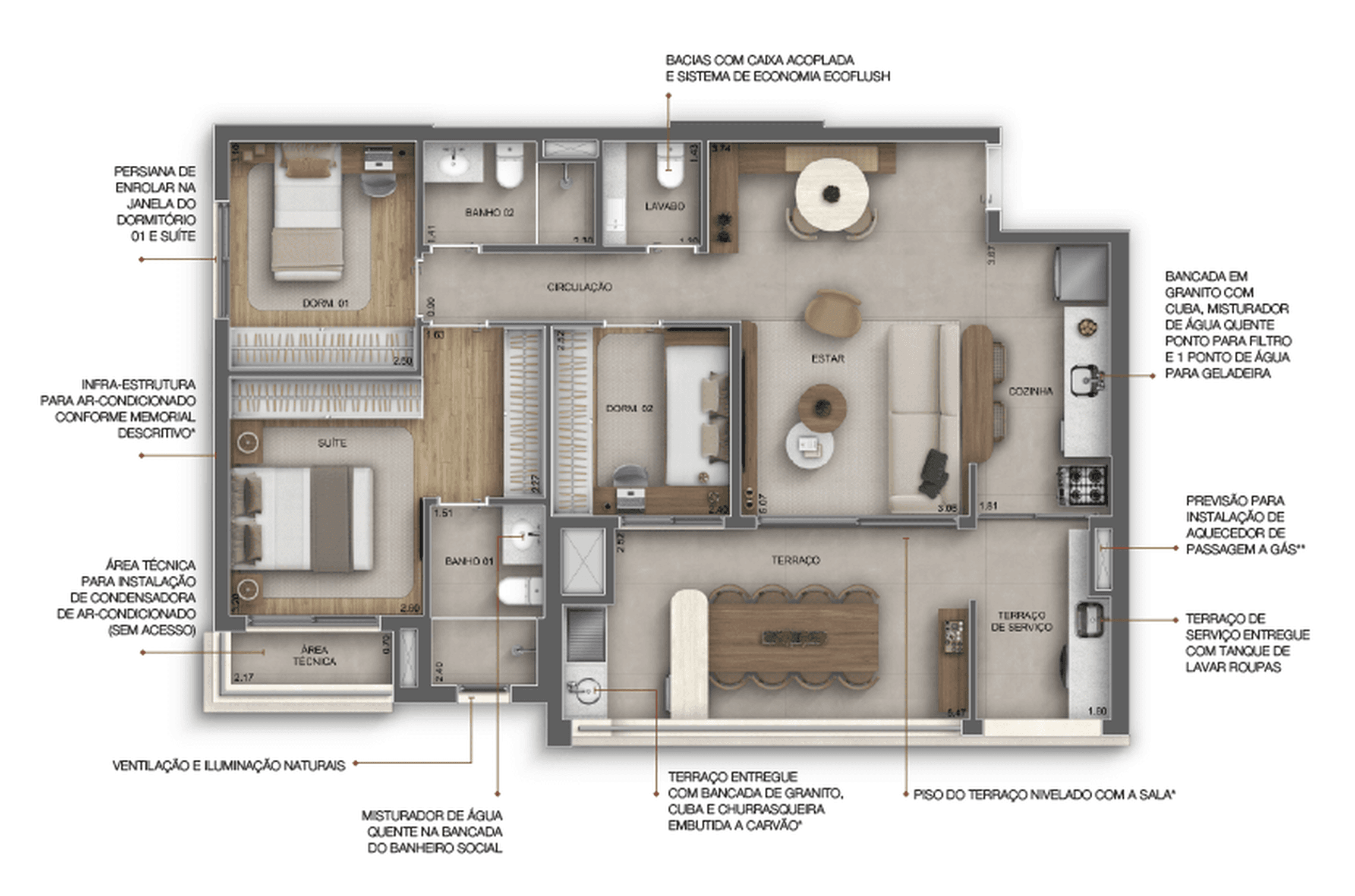 Planta 5 — Landmark Santa Cruz by Diálogo - Residencial