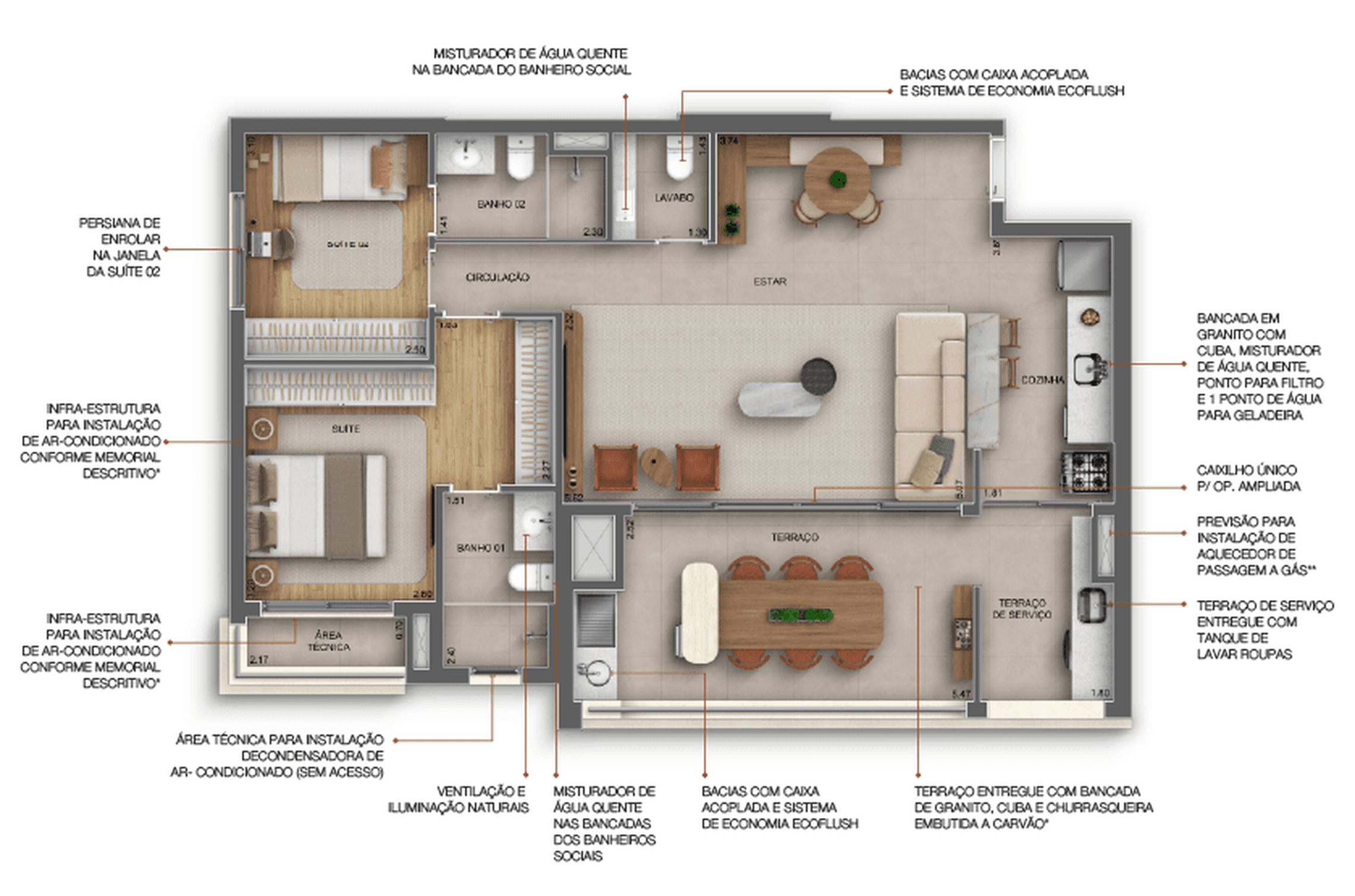 Planta 6 — Landmark Santa Cruz by Diálogo - Residencial