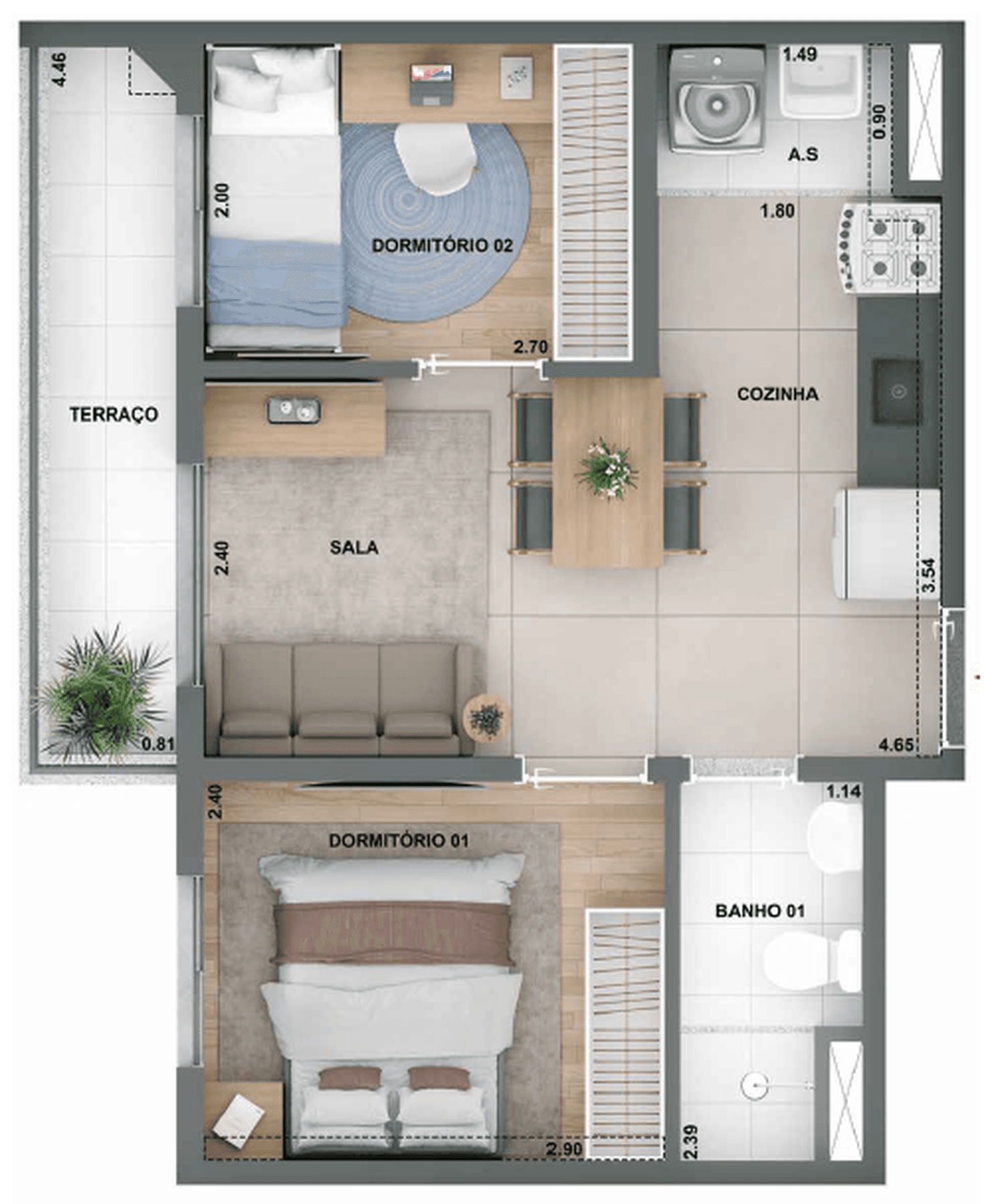 Planta 4 — Novo Mundo Carrão