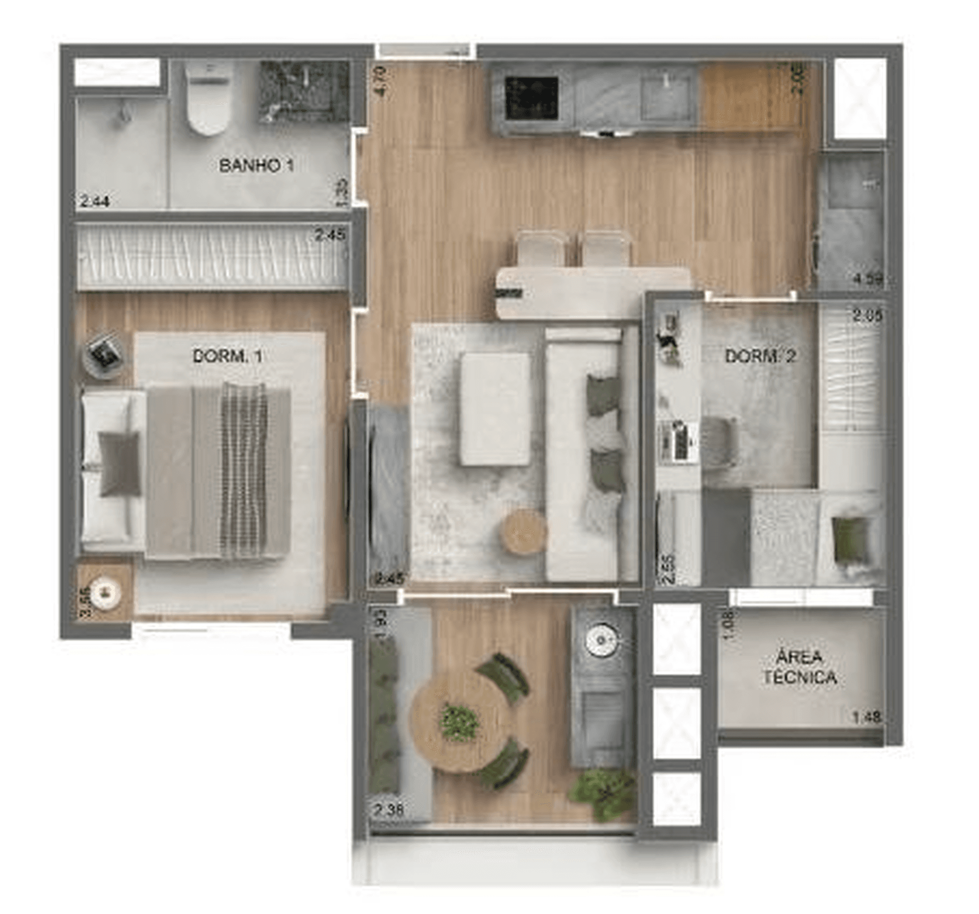 Planta 1 — Autoria Mac