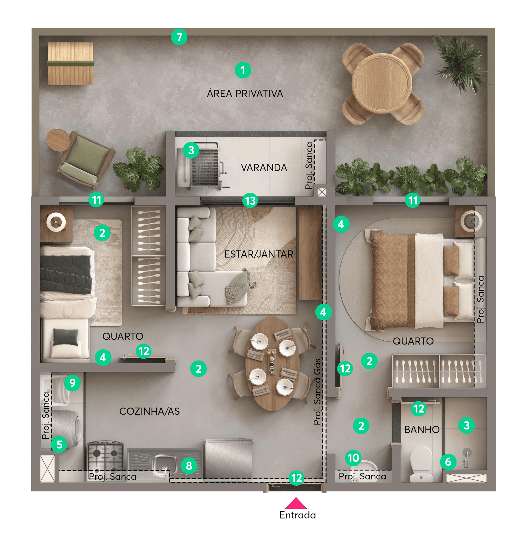 Planta 5 — Spazio Saint Francis